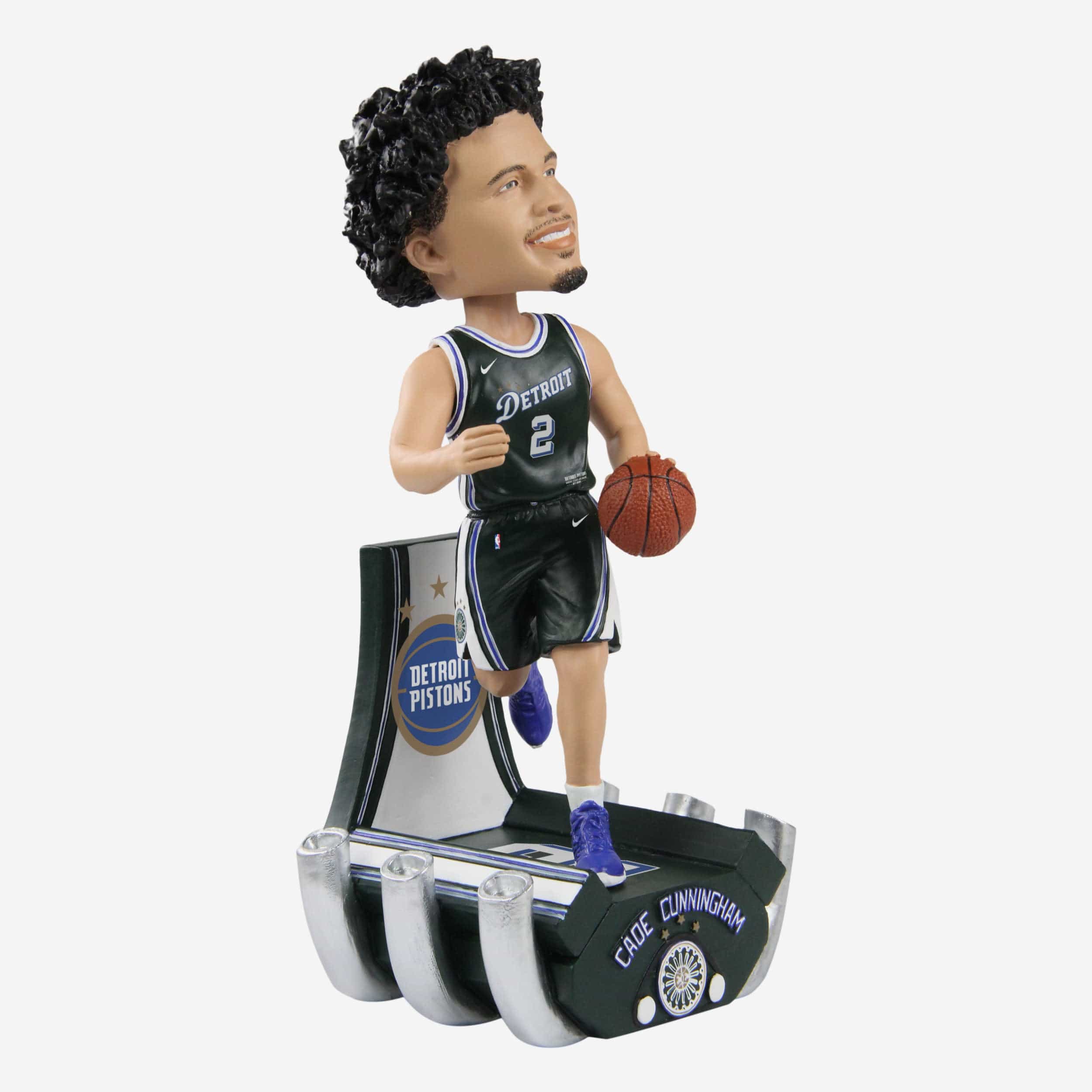 Cade Cunningham Detroit Pistons 2023 City Jersey Bobblehead - Image 4