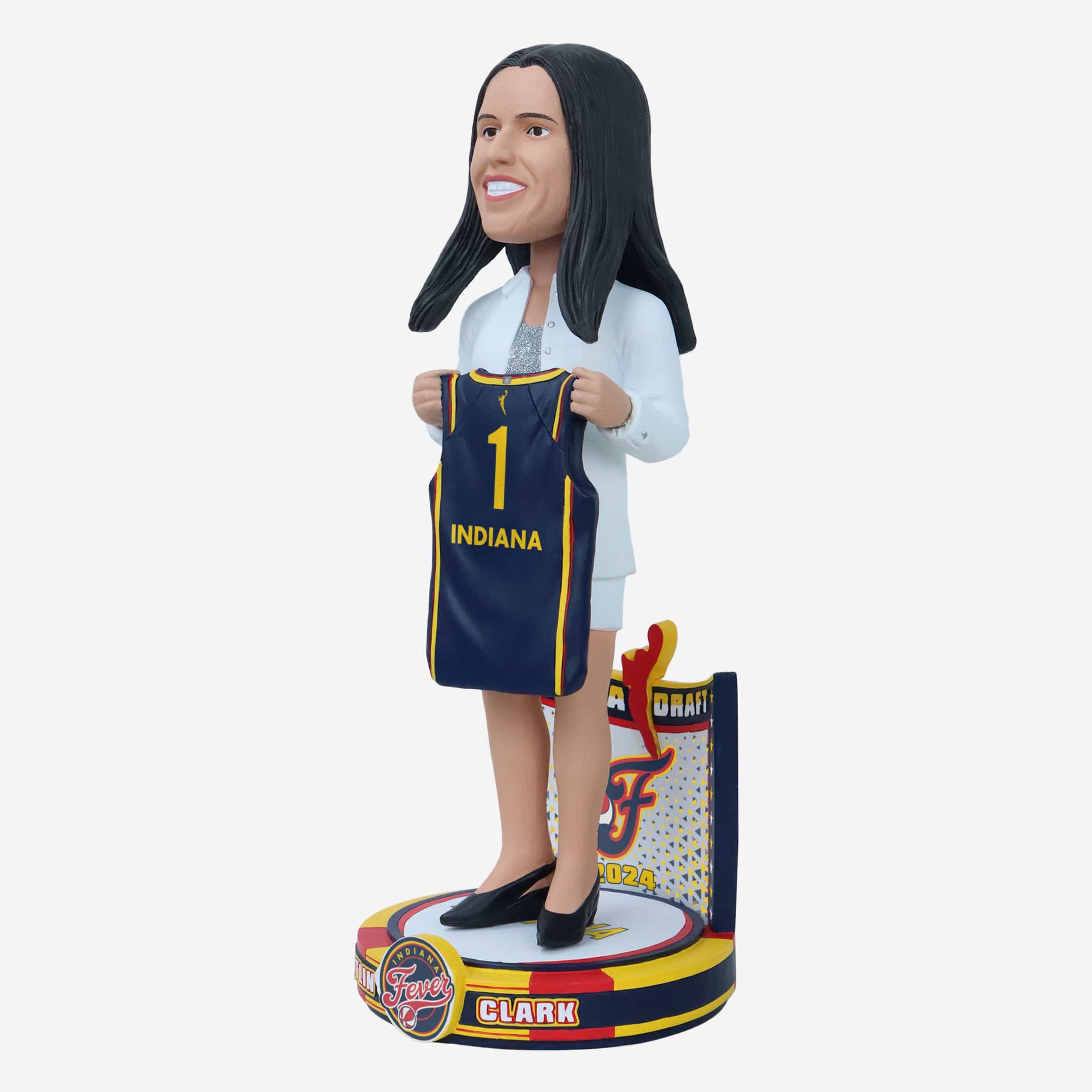 Caitlin Clark Indiana Fever 2024 WNBA Draft Pick Bobblehead - Image 4