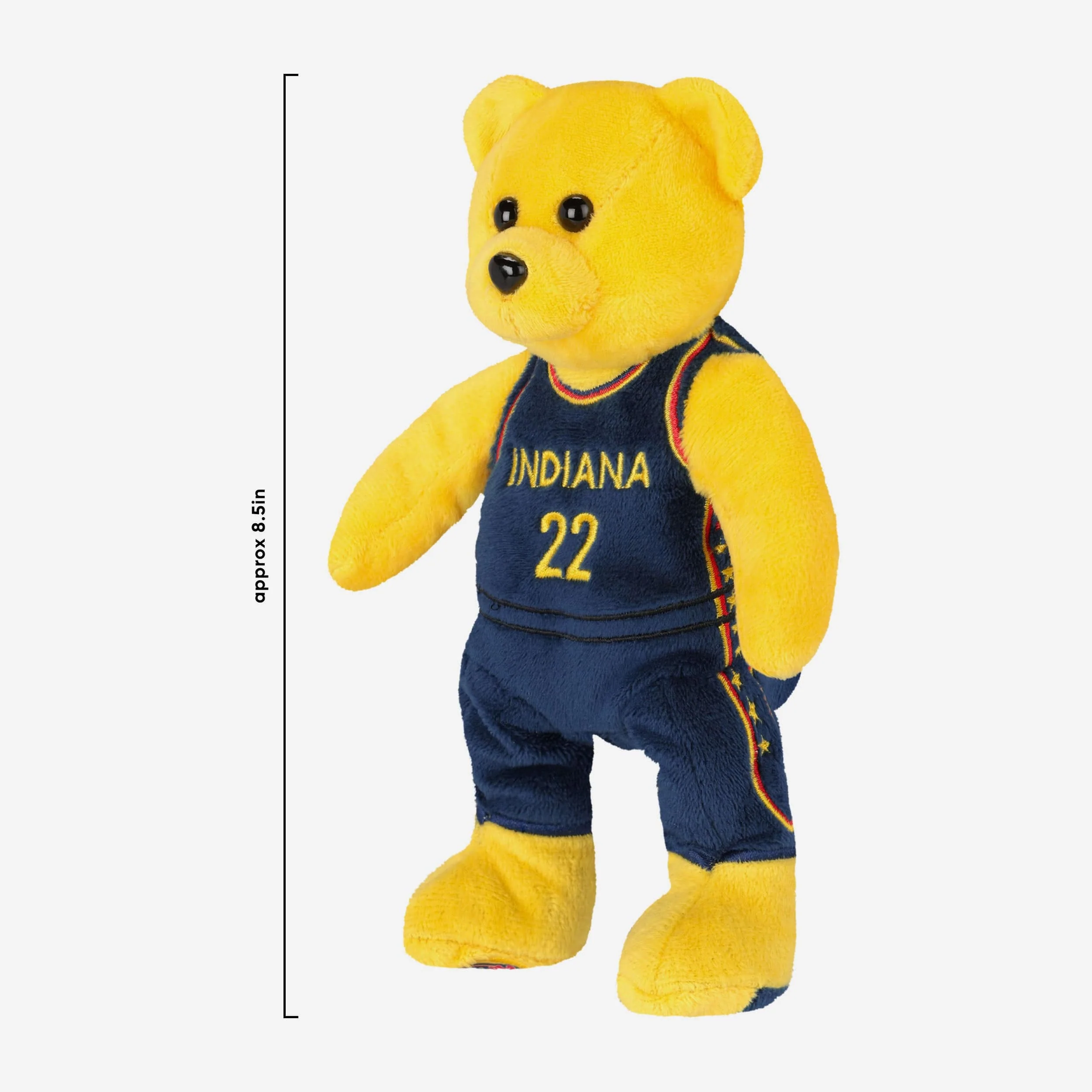 Caitlin Clark Indiana Fever Team Beans Embroidered Player Bear - Image 3