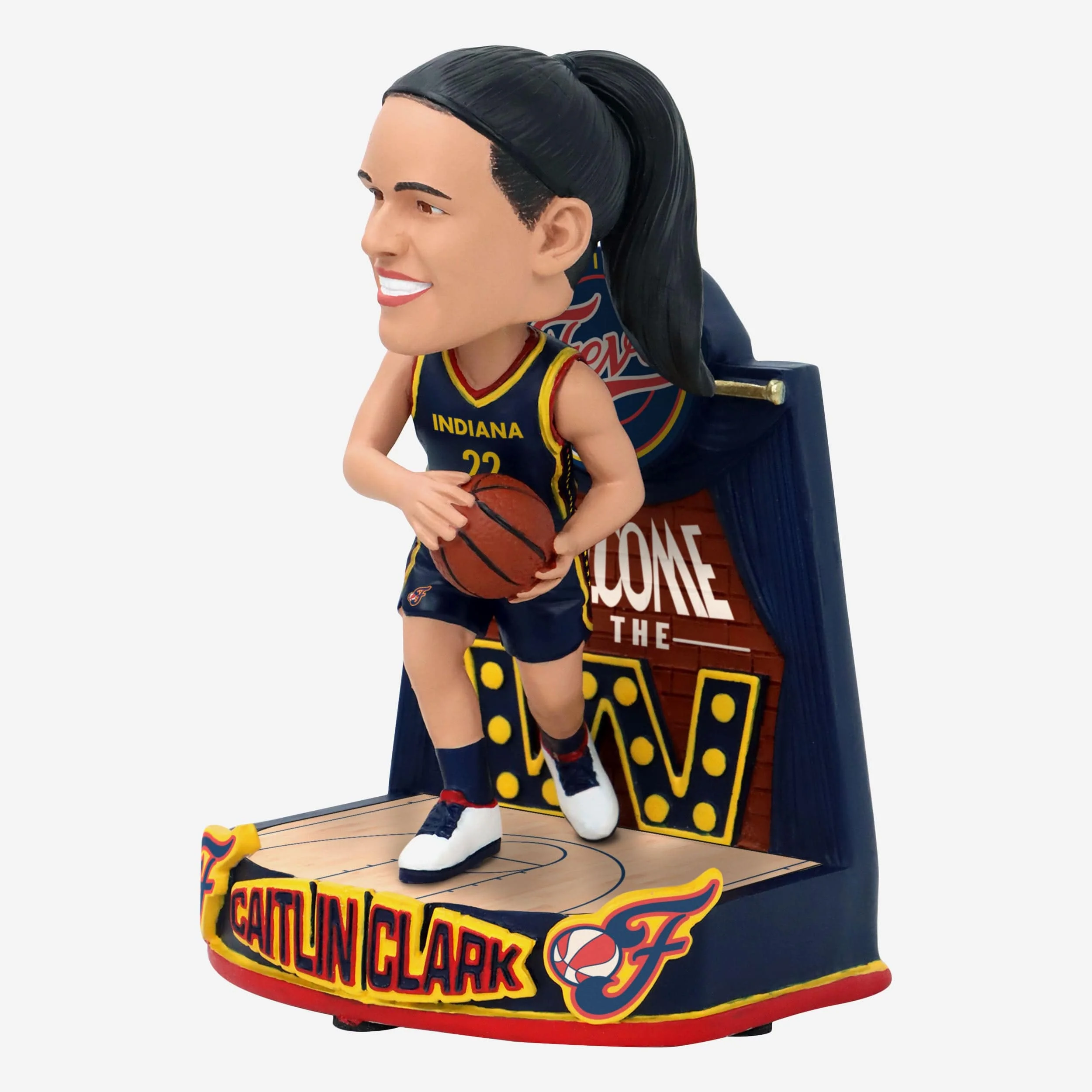Caitlin Clark Indiana Fever Welcome to the W Away Jersey Bobblehead - Image 4