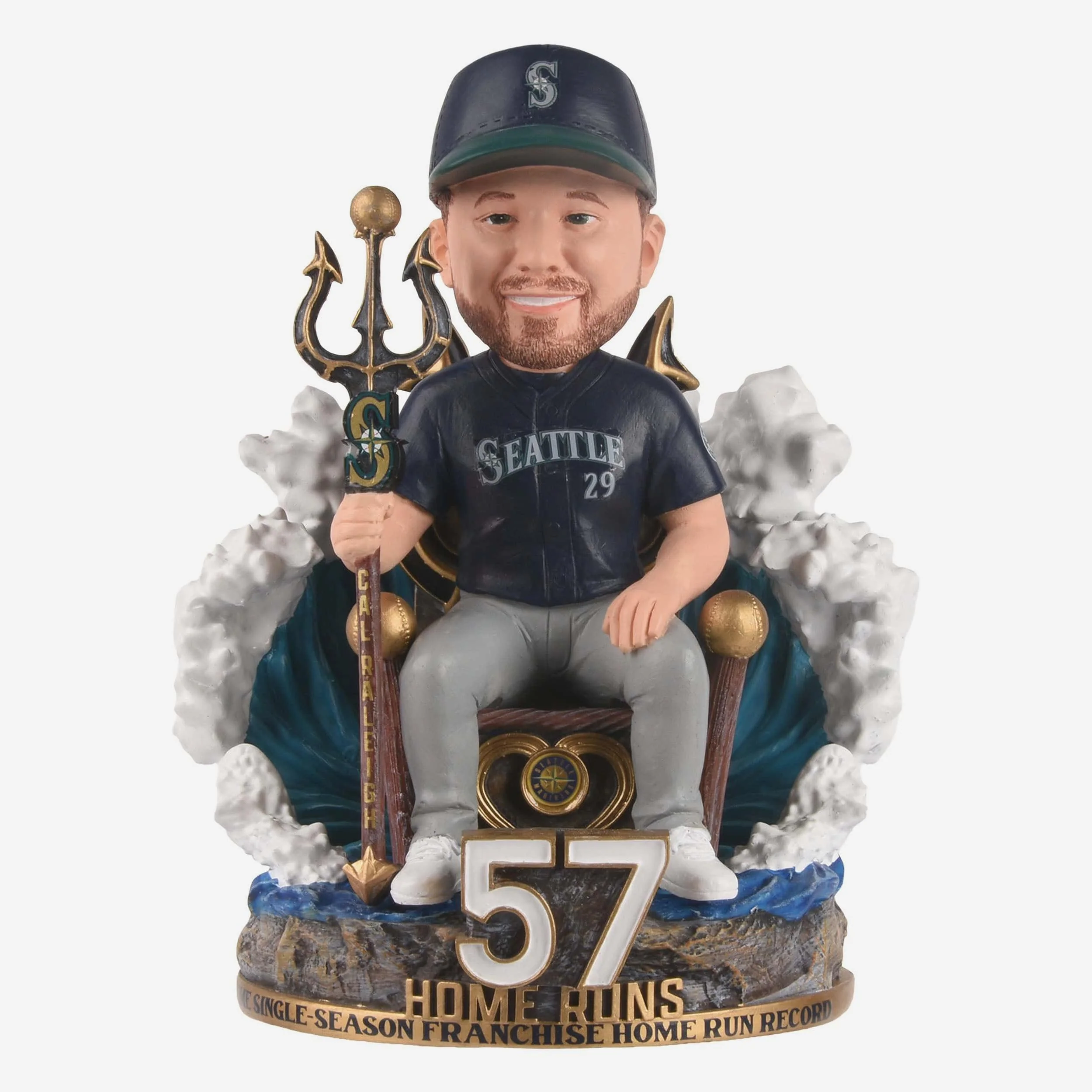 Cal Raleigh Seattle Mariners All Time Single-Season Home Run Record Bobblehead