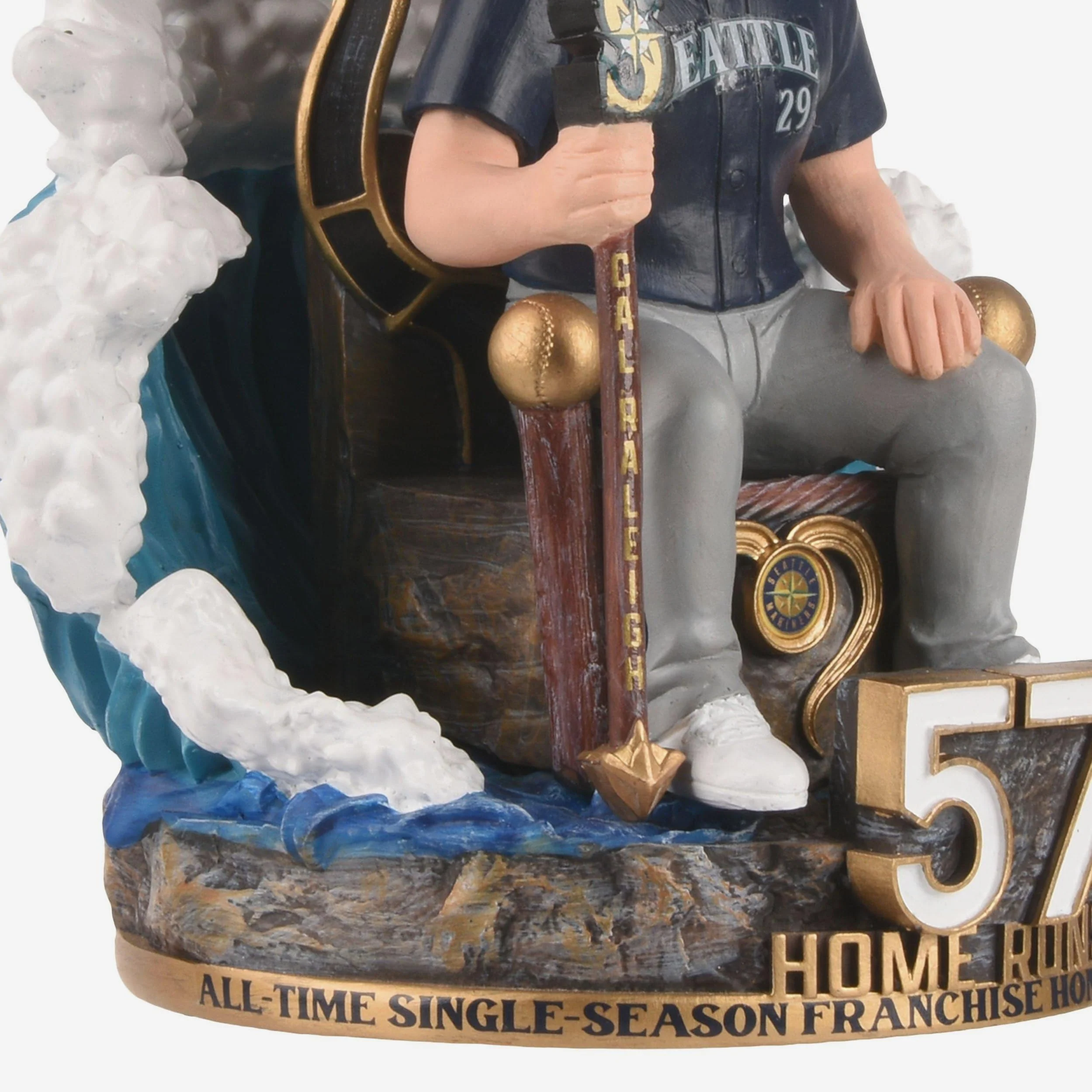 Cal Raleigh Seattle Mariners All Time Single-Season Home Run Record Bobblehead - Image 3