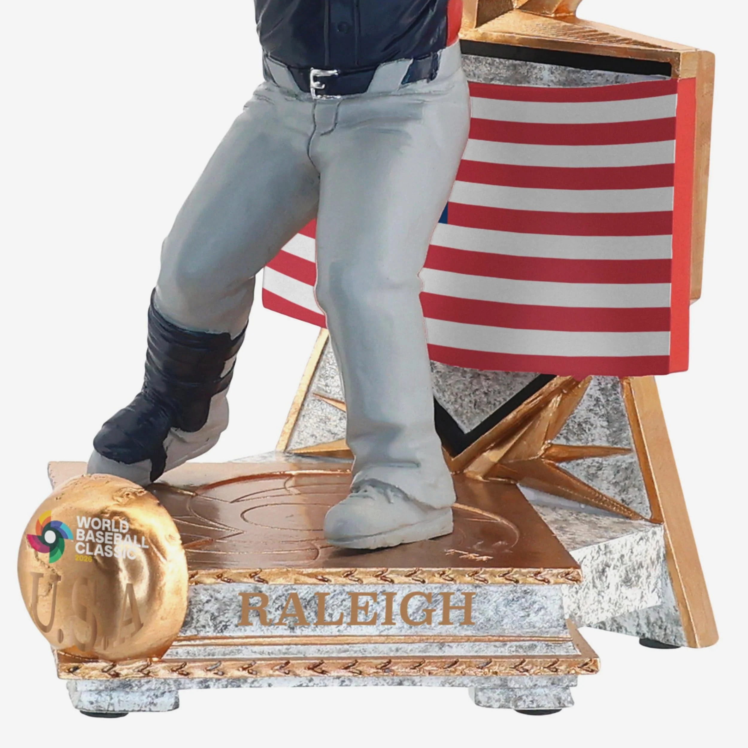 Cal Raleigh USA 2026 World Baseball Classic Flag Bobblehead - Image 3