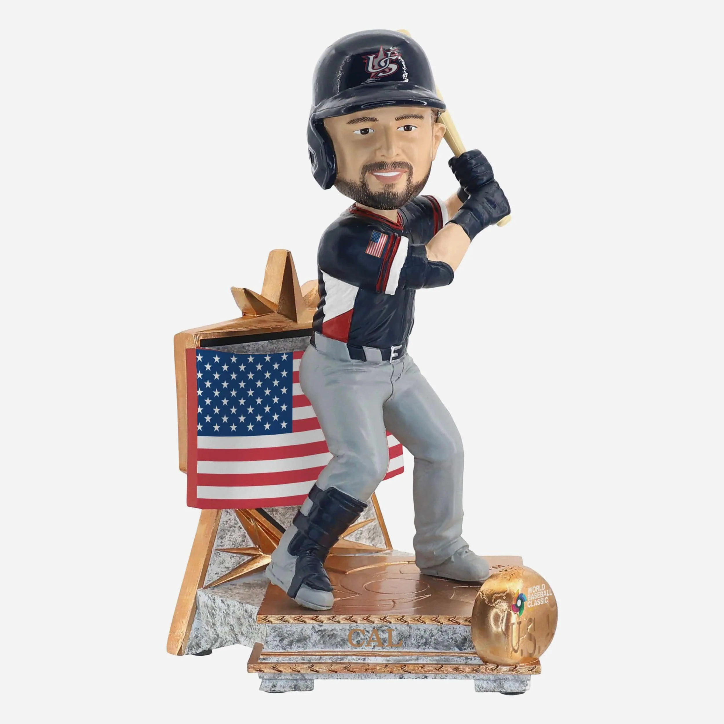 Cal Raleigh USA 2026 World Baseball Classic Flag Bobblehead - Image 4