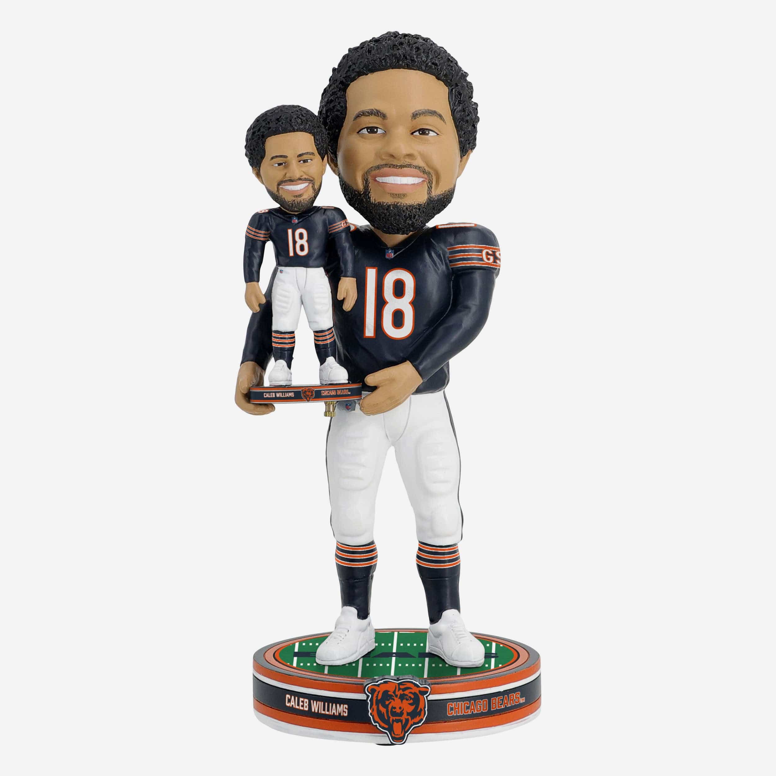 Caleb Williams Chicago Bears Bobble Dubblz Bobblehead