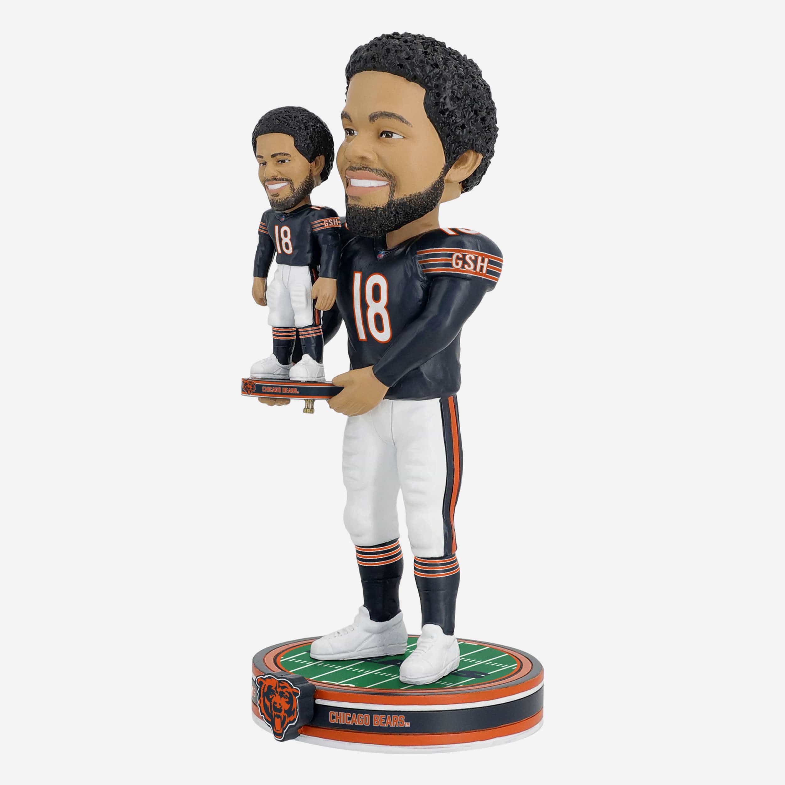 Caleb Williams Chicago Bears Bobble Dubblz Bobblehead - Image 6