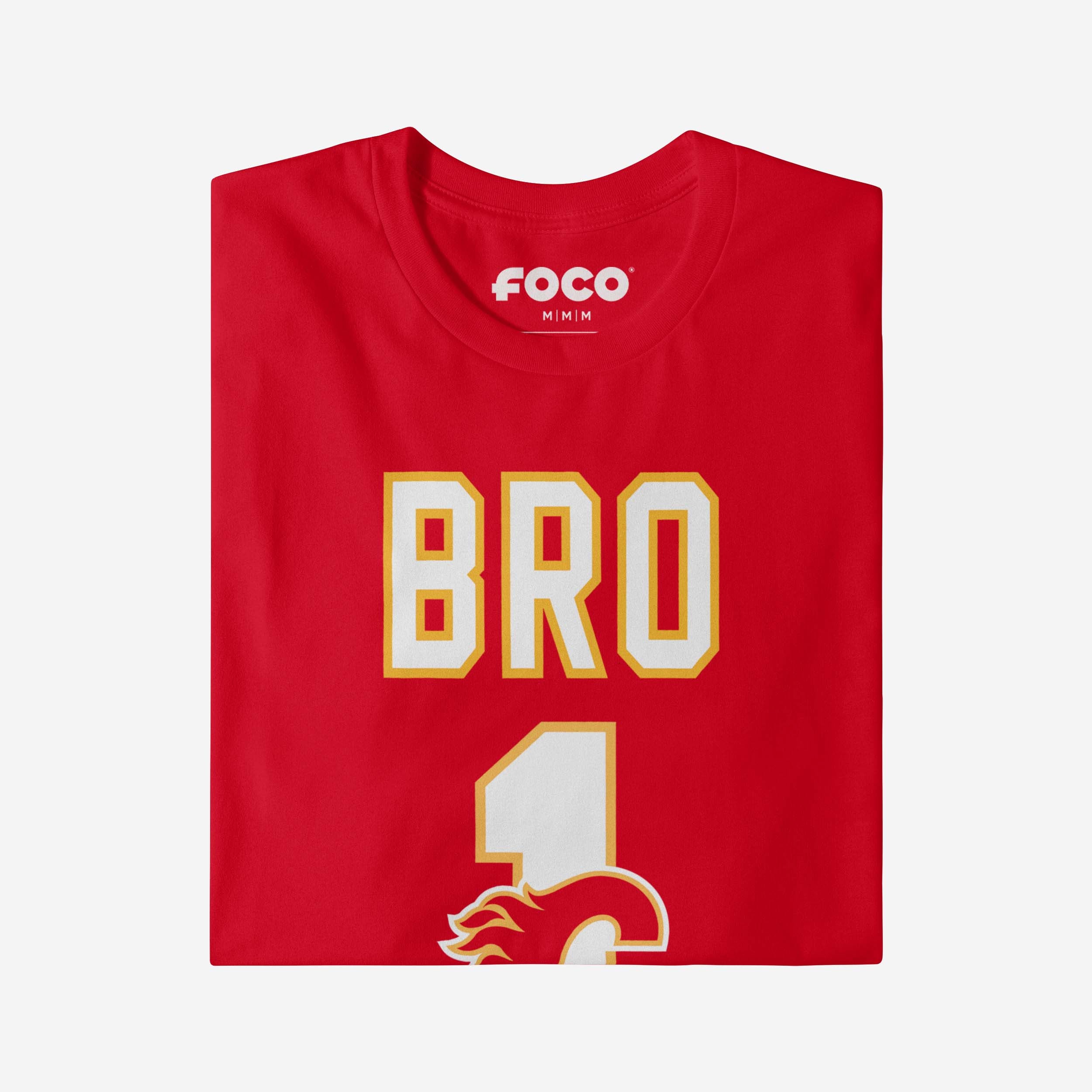 Calgary Flames Number 1 Bro T-Shirt - Image 3