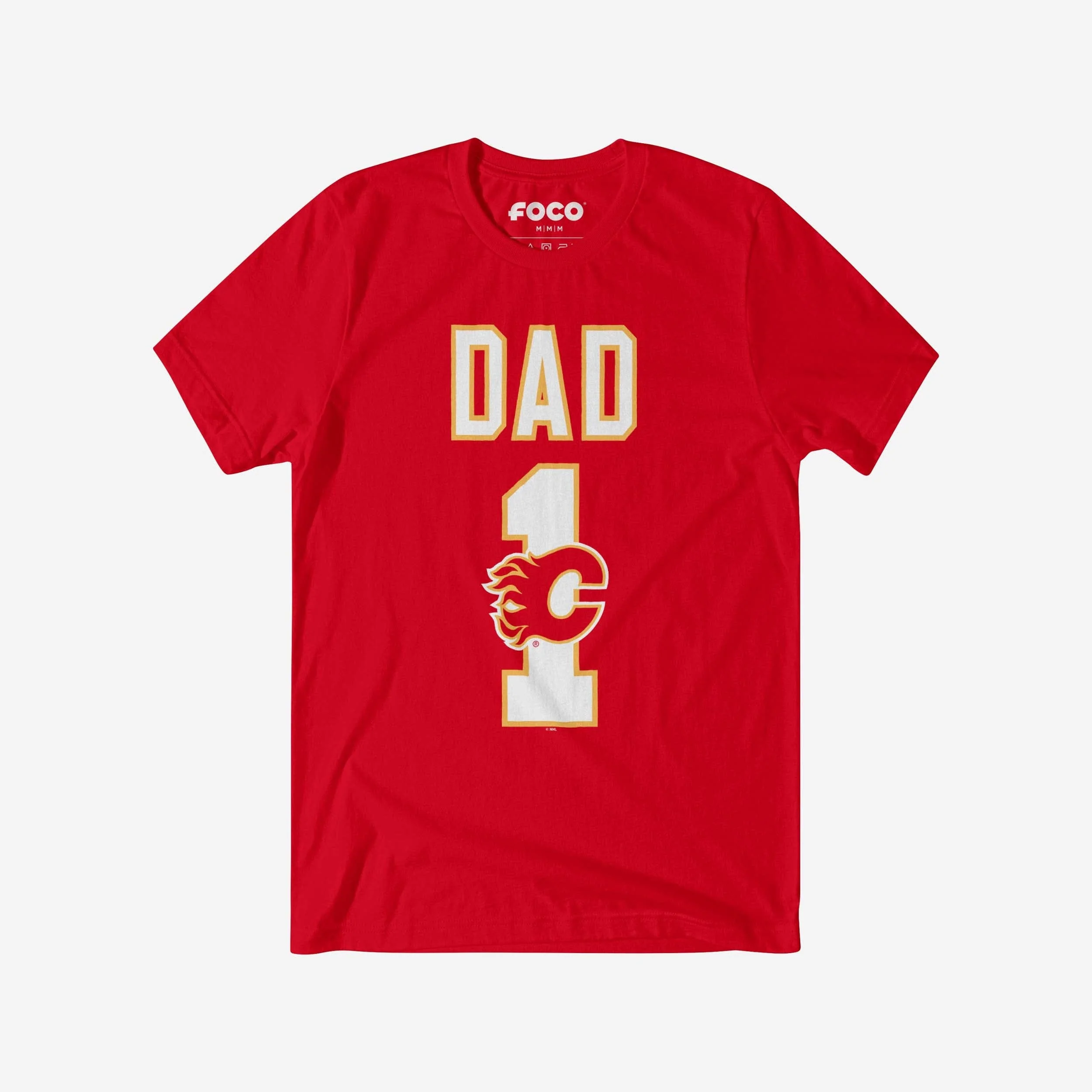 Calgary Flames Number 1 Dad T-Shirt