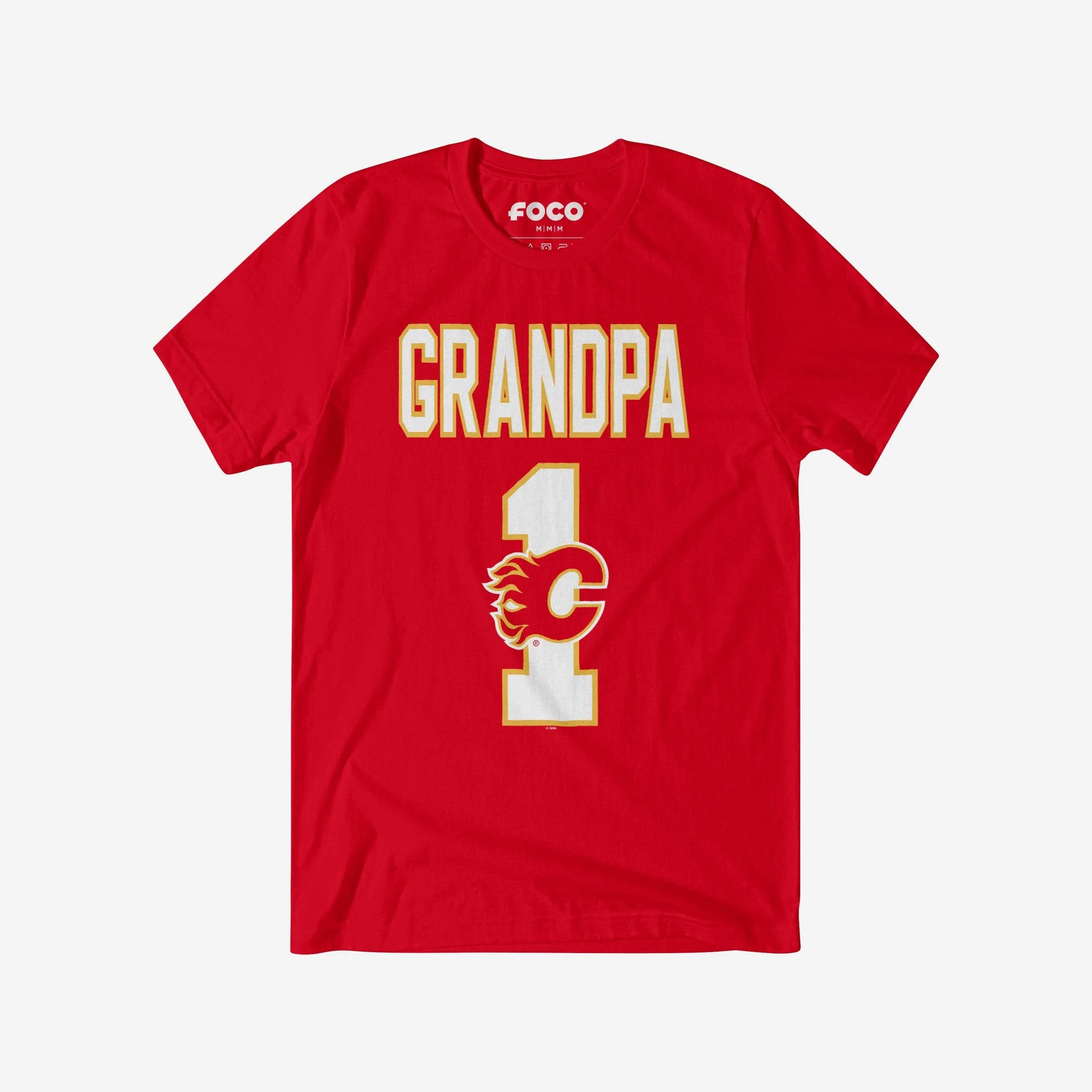 Calgary Flames Number 1 Grandpa T-Shirt