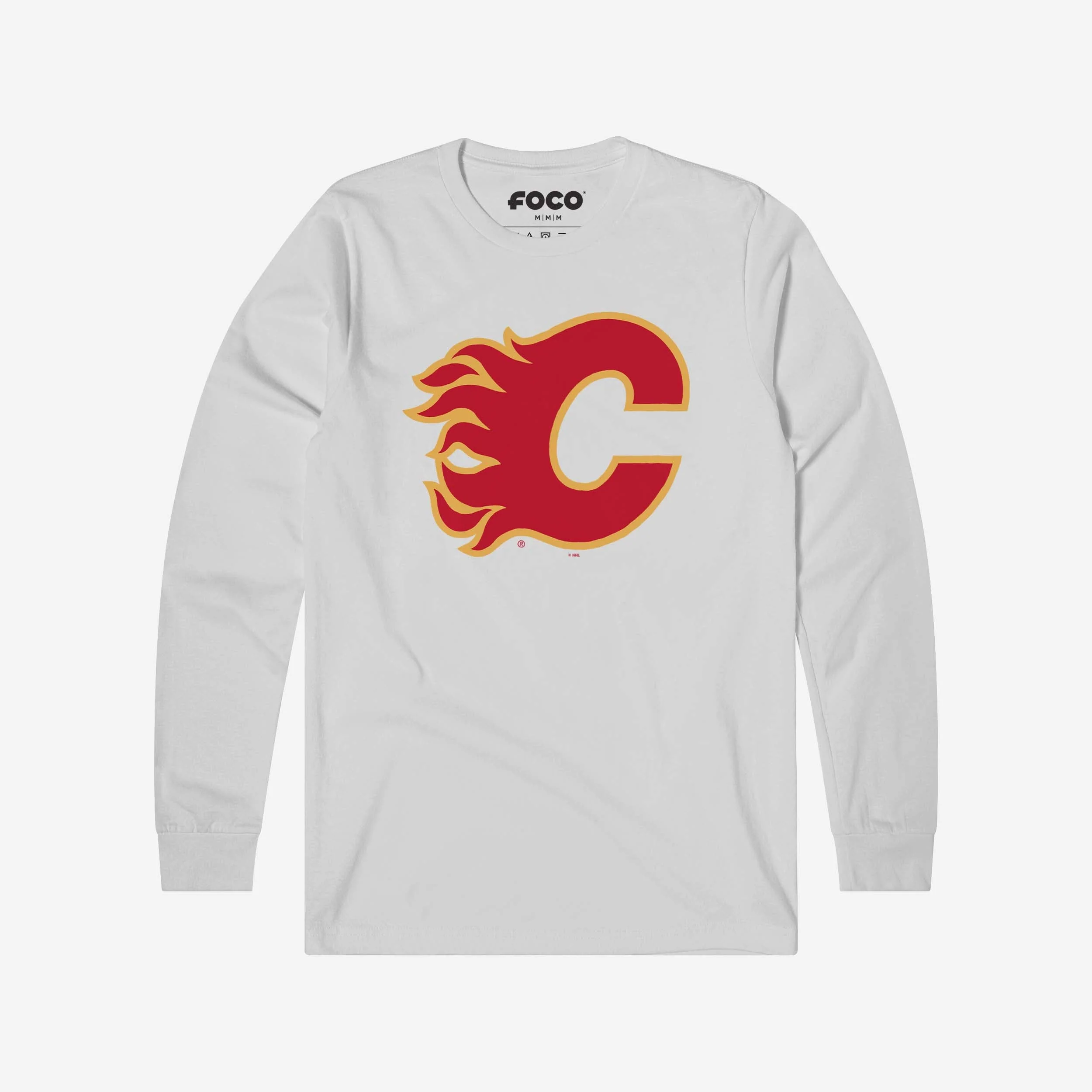 Calgary Flames Primary Logo Long Sleeve T-Shirt - Image 10