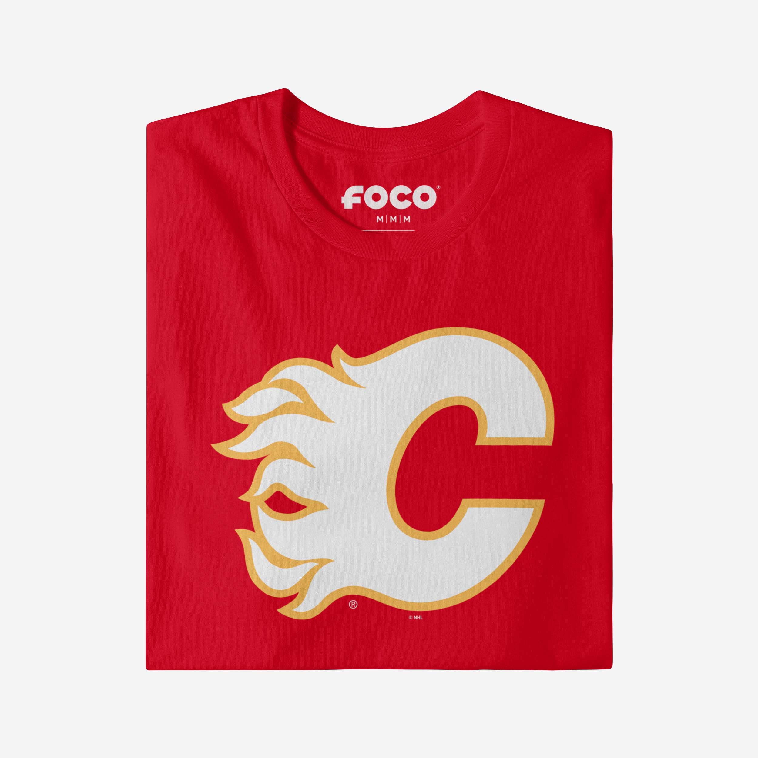 Calgary Flames Primary Logo Long Sleeve T-Shirt - Image 3