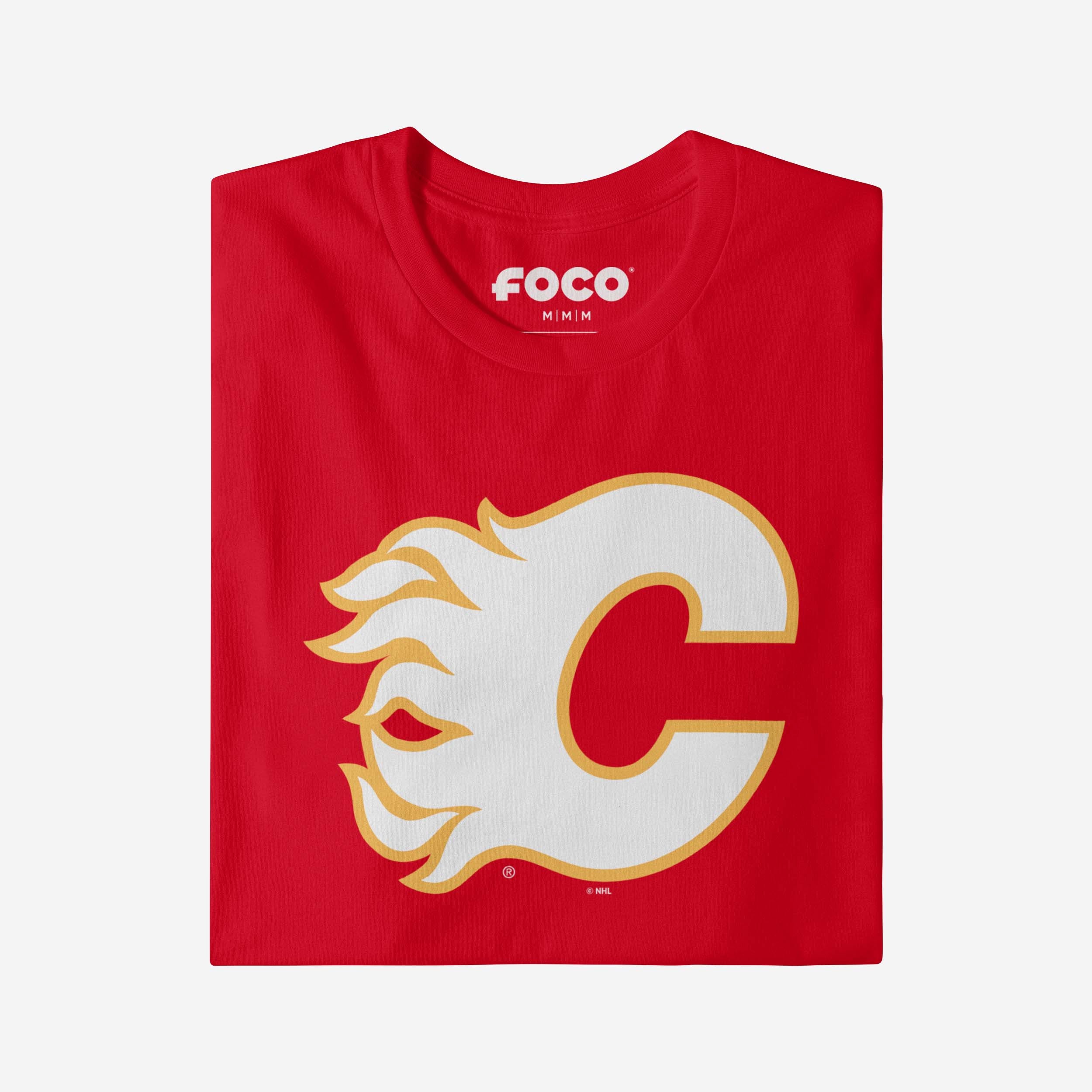 Calgary Flames Primary Logo T-Shirt - Image 3