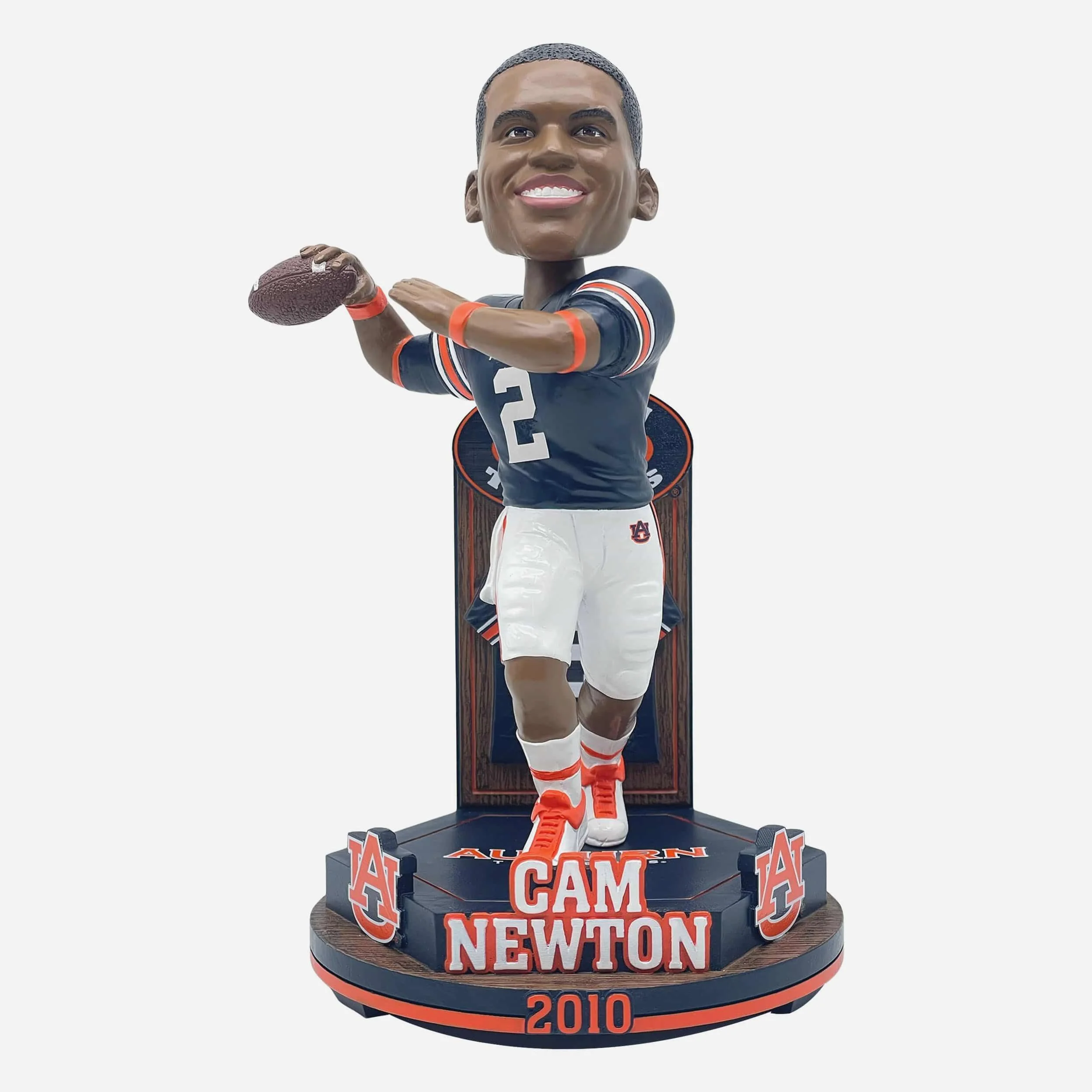 Cam Newton Auburn Tigers Jersey Retirement Bobblehead