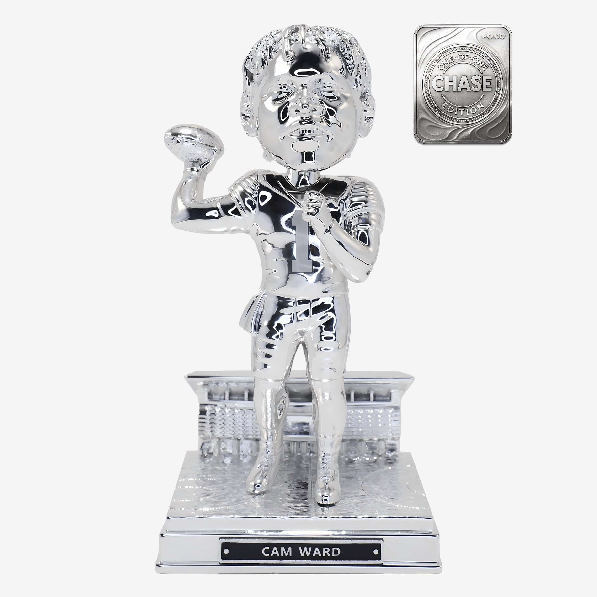 Cam Ward Miami Hurricanes Gates Series Bobblehead - Image 2