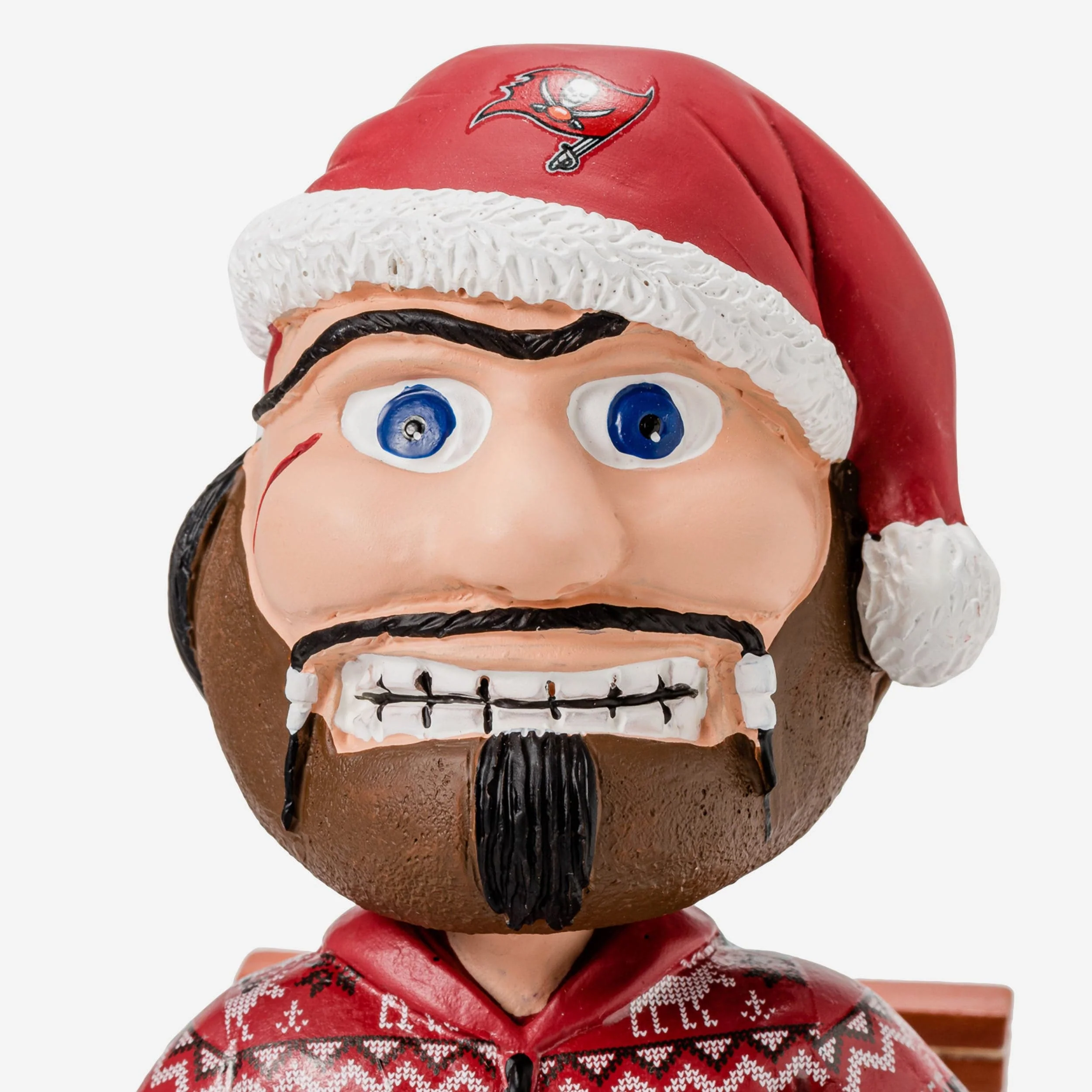 Captain Fear Tampa Bay Buccaneers Holiday Mascot Bobblehead - Image 2