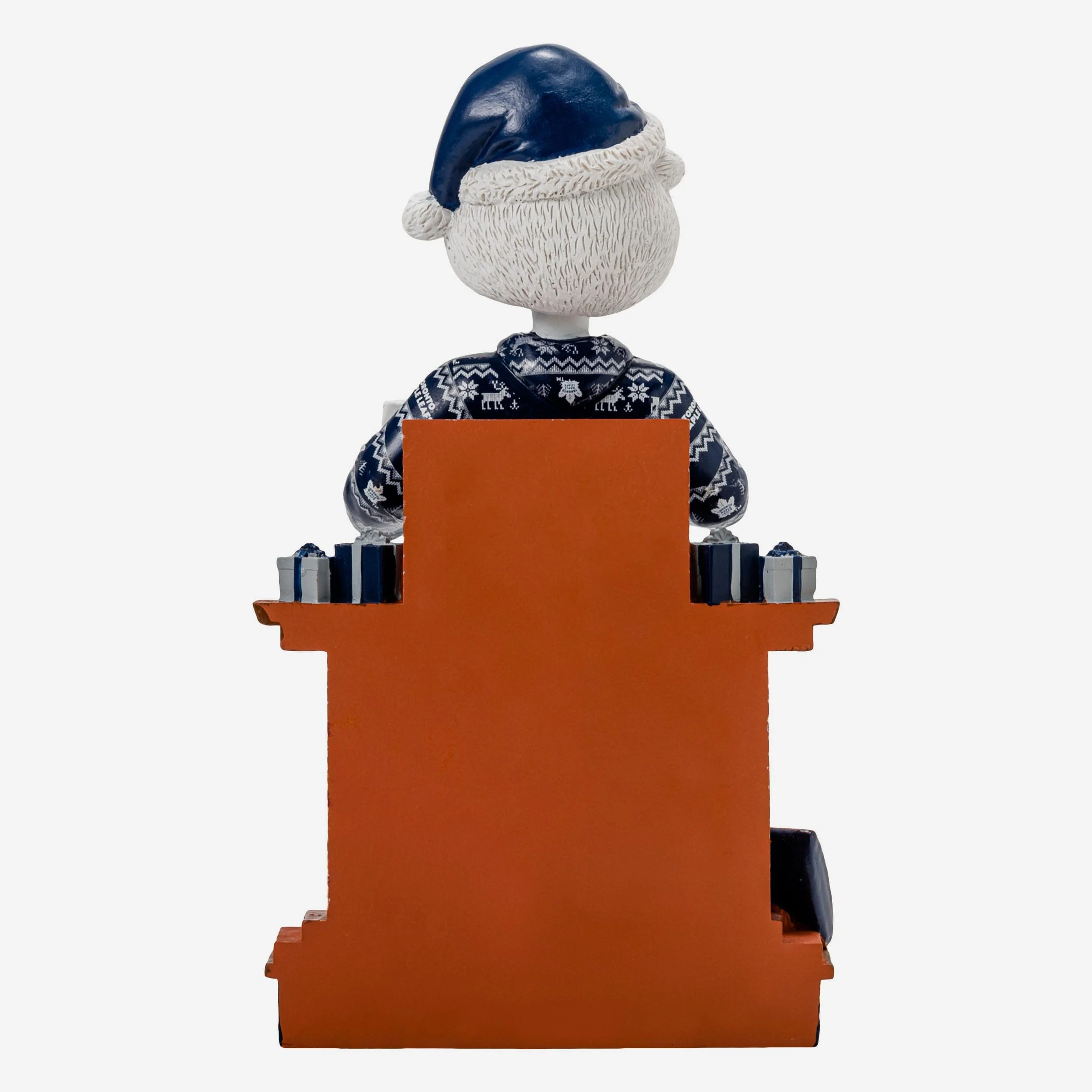 Carlton The Bear Toronto Maple Leafs Holiday Mascot Bobblehead - Image 5
