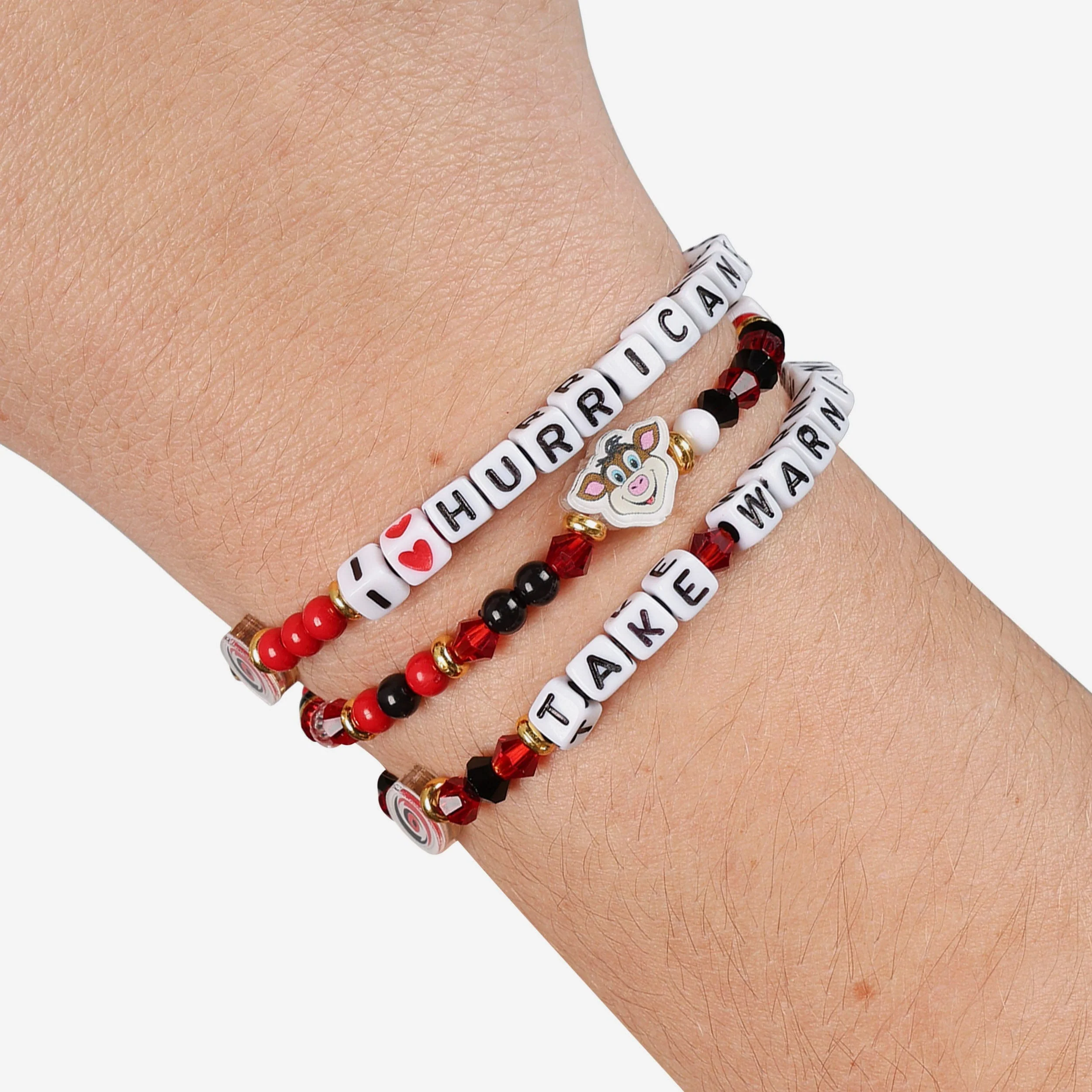 Carolina Hurricanes 3 Pack Friendship Bracelet - Image 4