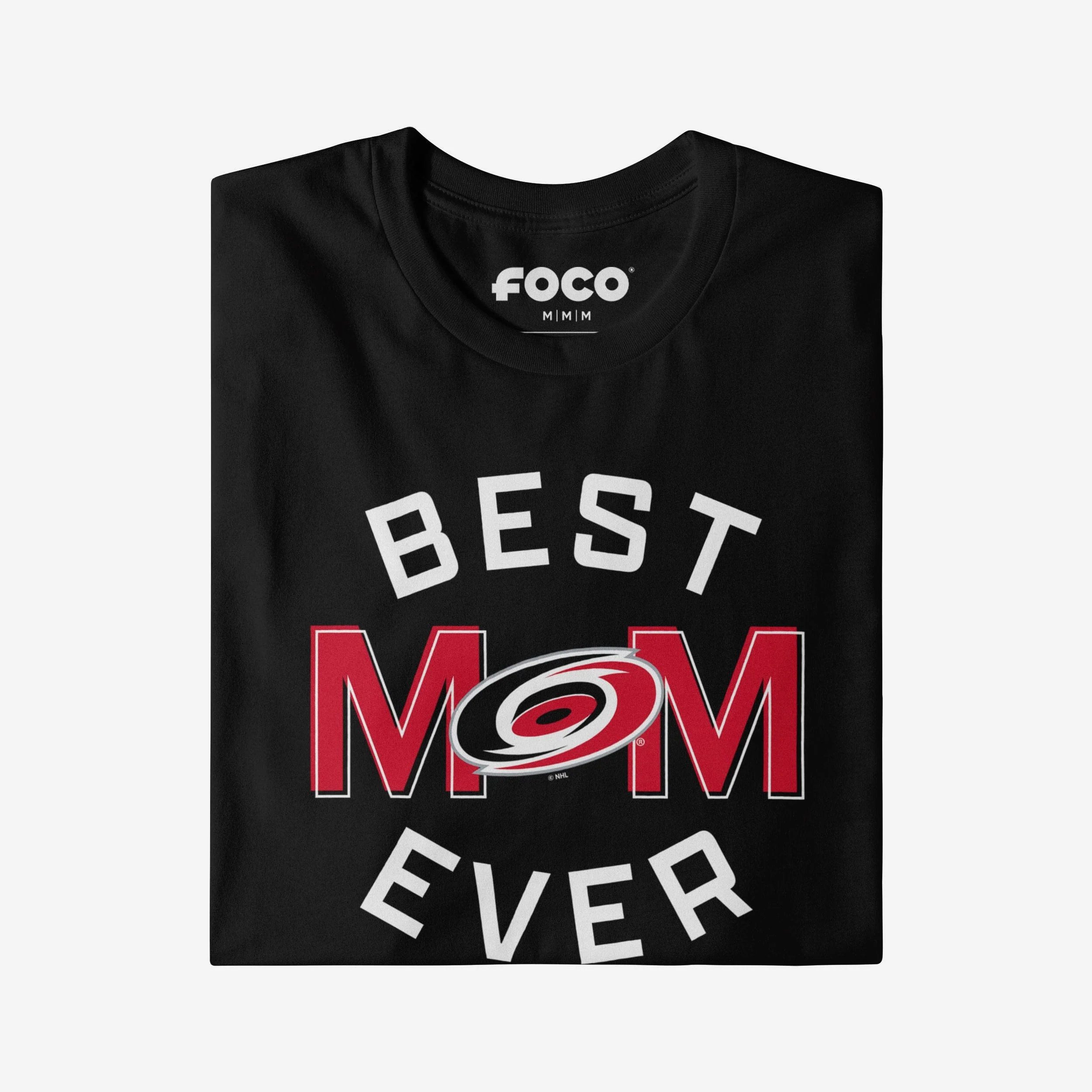 Carolina Hurricanes Best Mom Ever Arched T-Shirt - Image 3