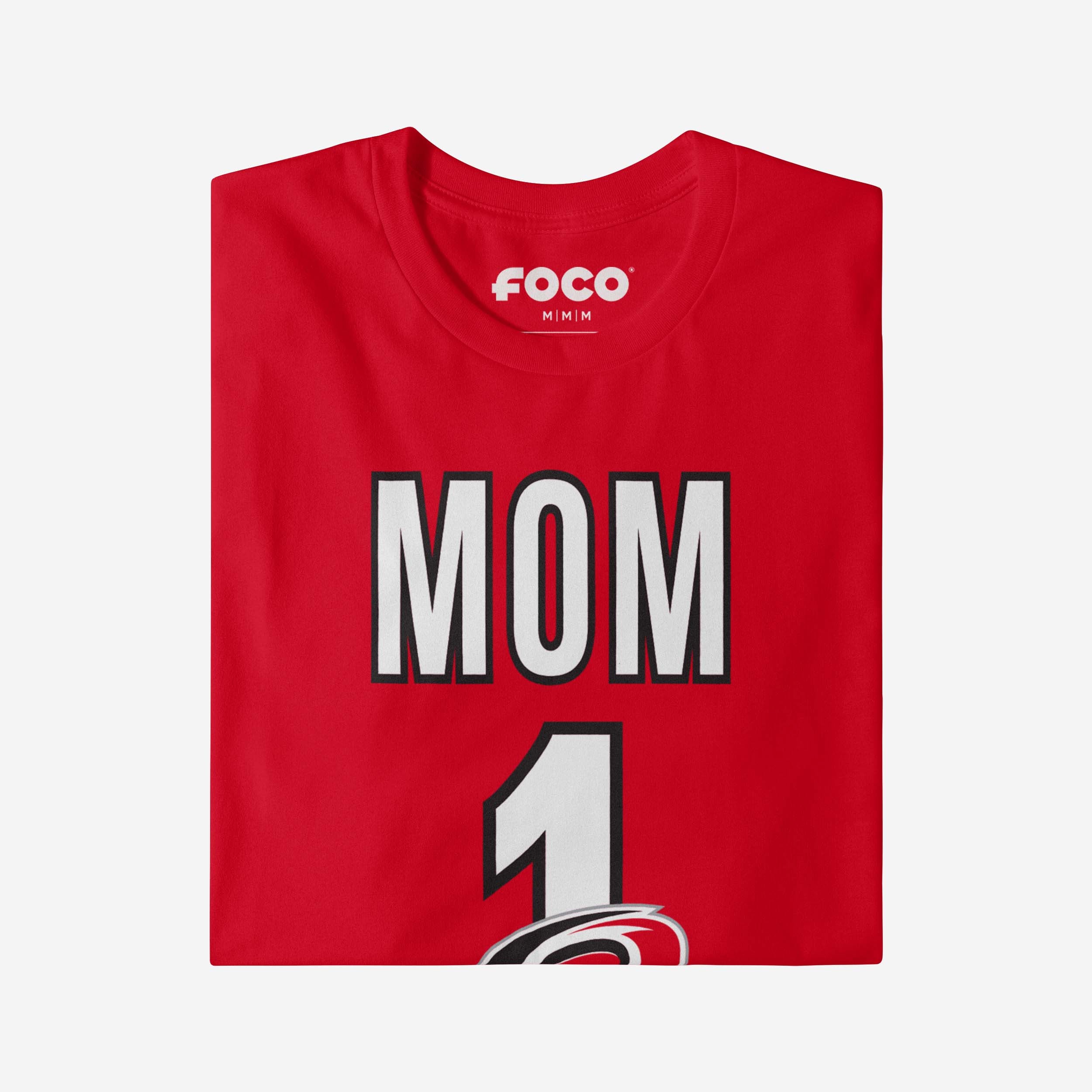 Carolina Hurricanes Number 1 Mom T-Shirt - Image 3