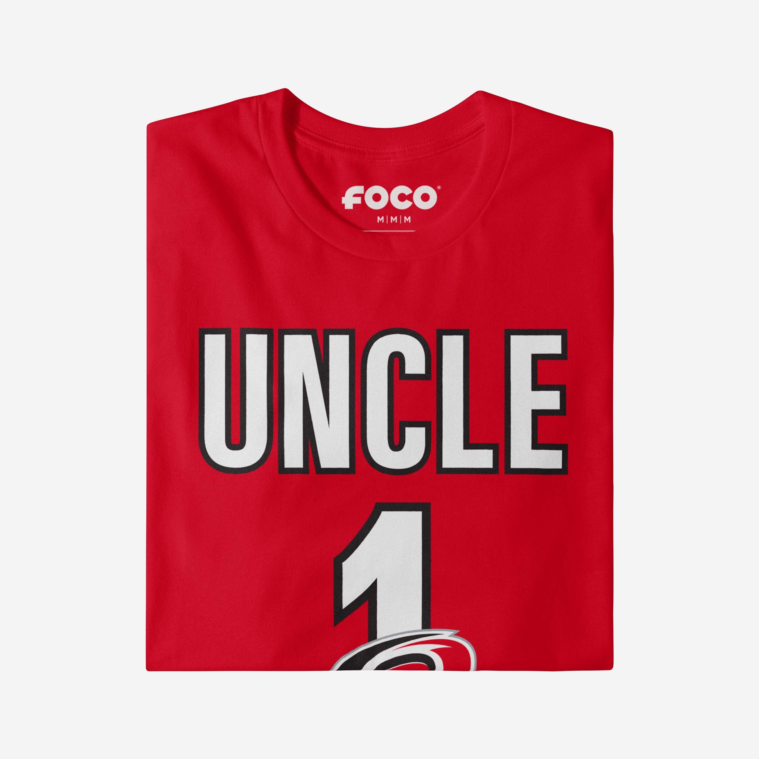Carolina Hurricanes Number 1 Uncle T-Shirt - Image 3