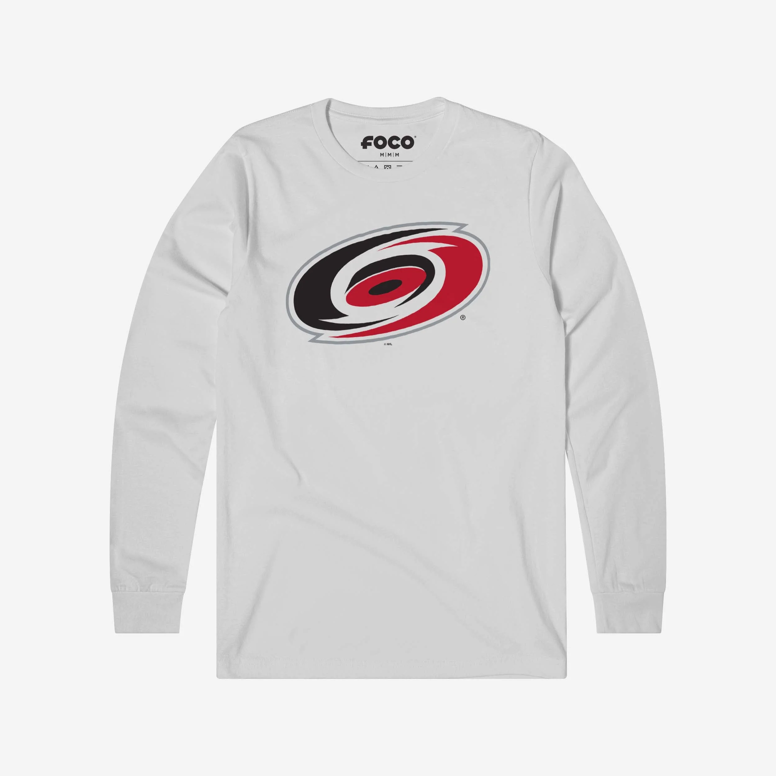Carolina Hurricanes Primary Logo Long Sleeve T-Shirt - Image 10