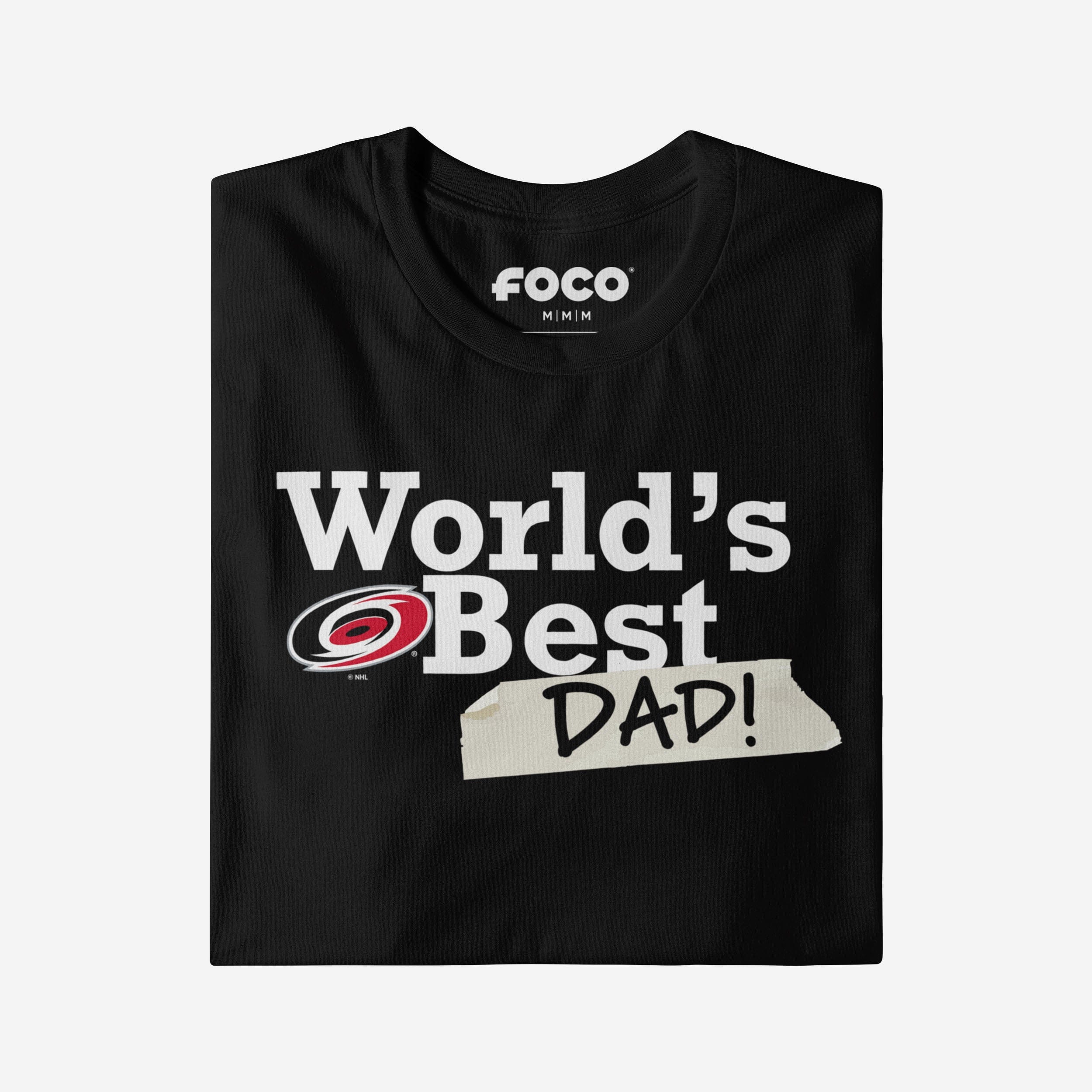 Carolina Hurricanes World's Best Dad T-Shirt - Image 3
