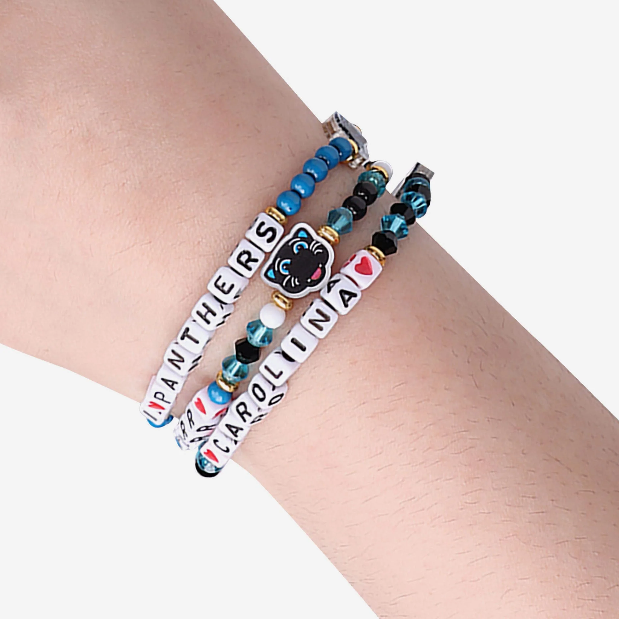 Carolina Panthers 3 Pack Friendship Bracelet - Image 4