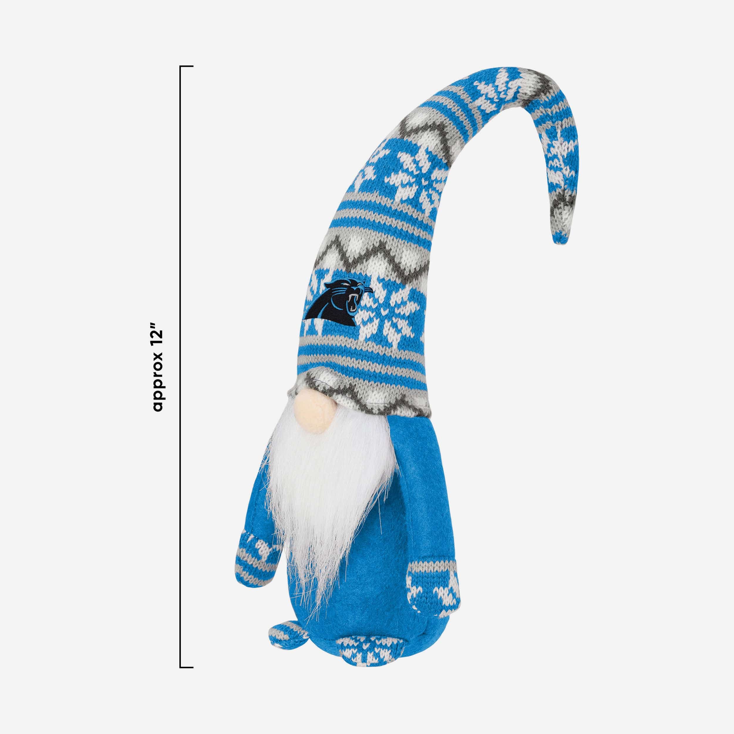 Carolina Panthers Bent Hat Plush Gnome - Image 3