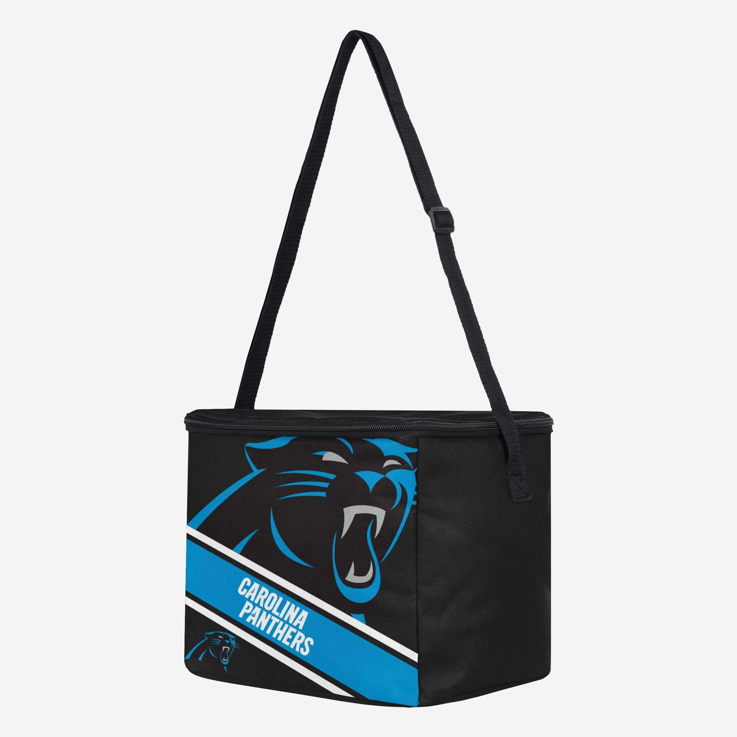 Carolina Panthers Big Logo Stripe 12 Pack Cooler - Image 2