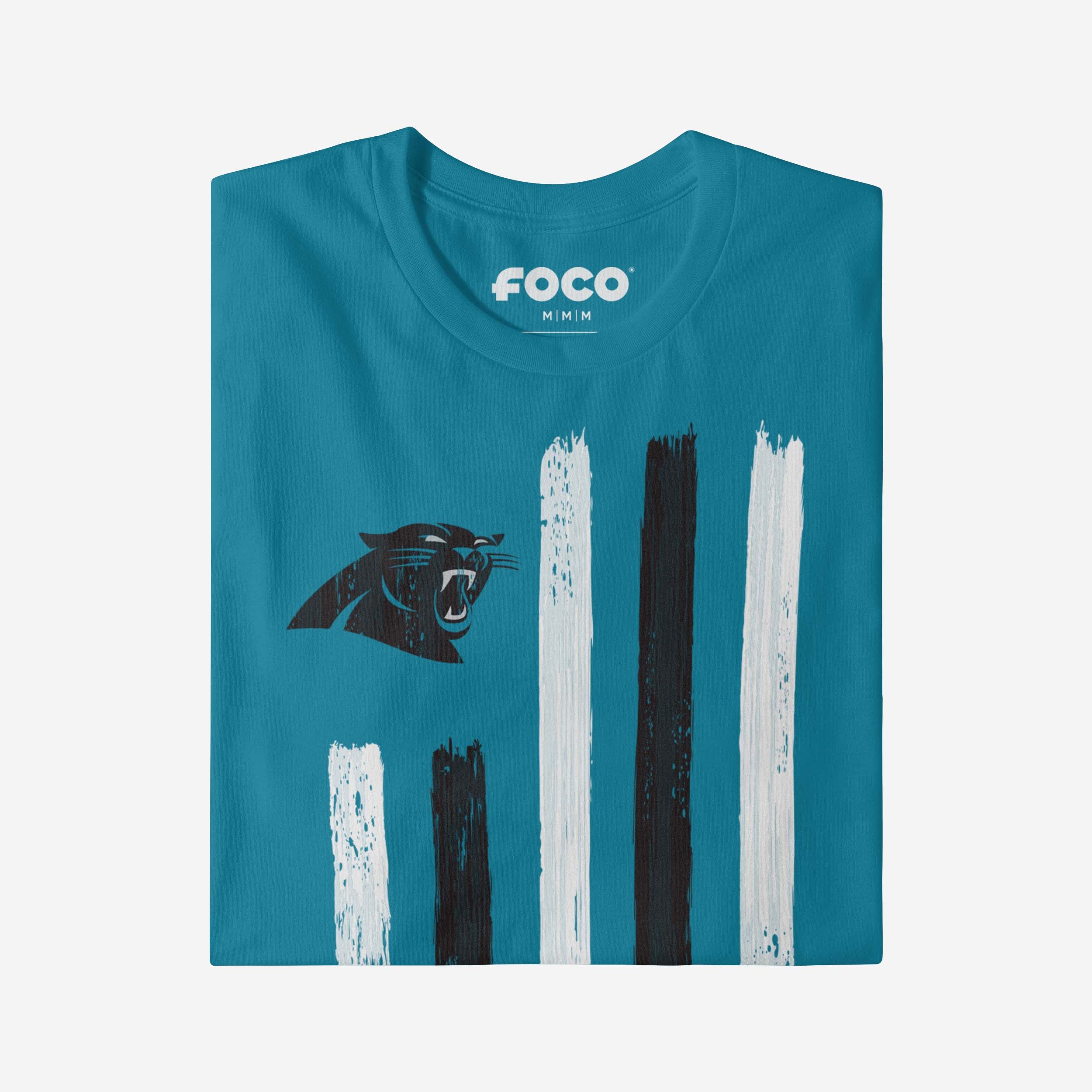Carolina Panthers Brushstroke Flag T-Shirt - Image 4