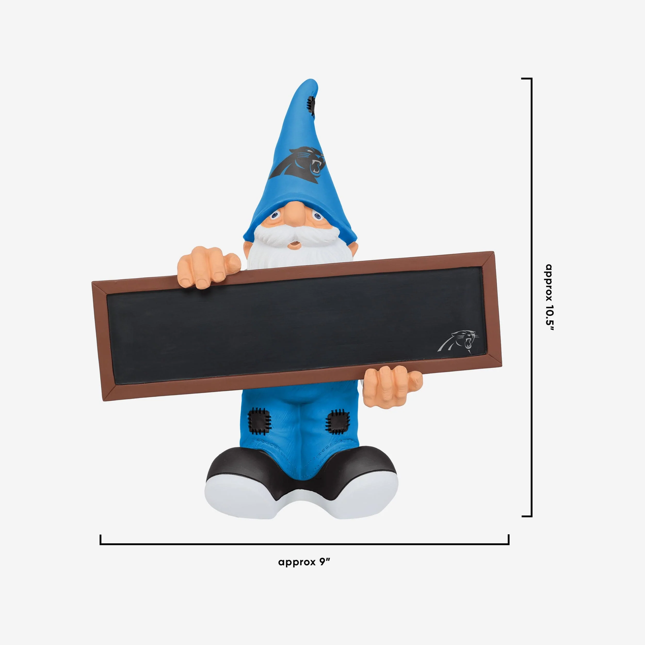 Carolina Panthers Chalkboard Sign Gnome - Image 4