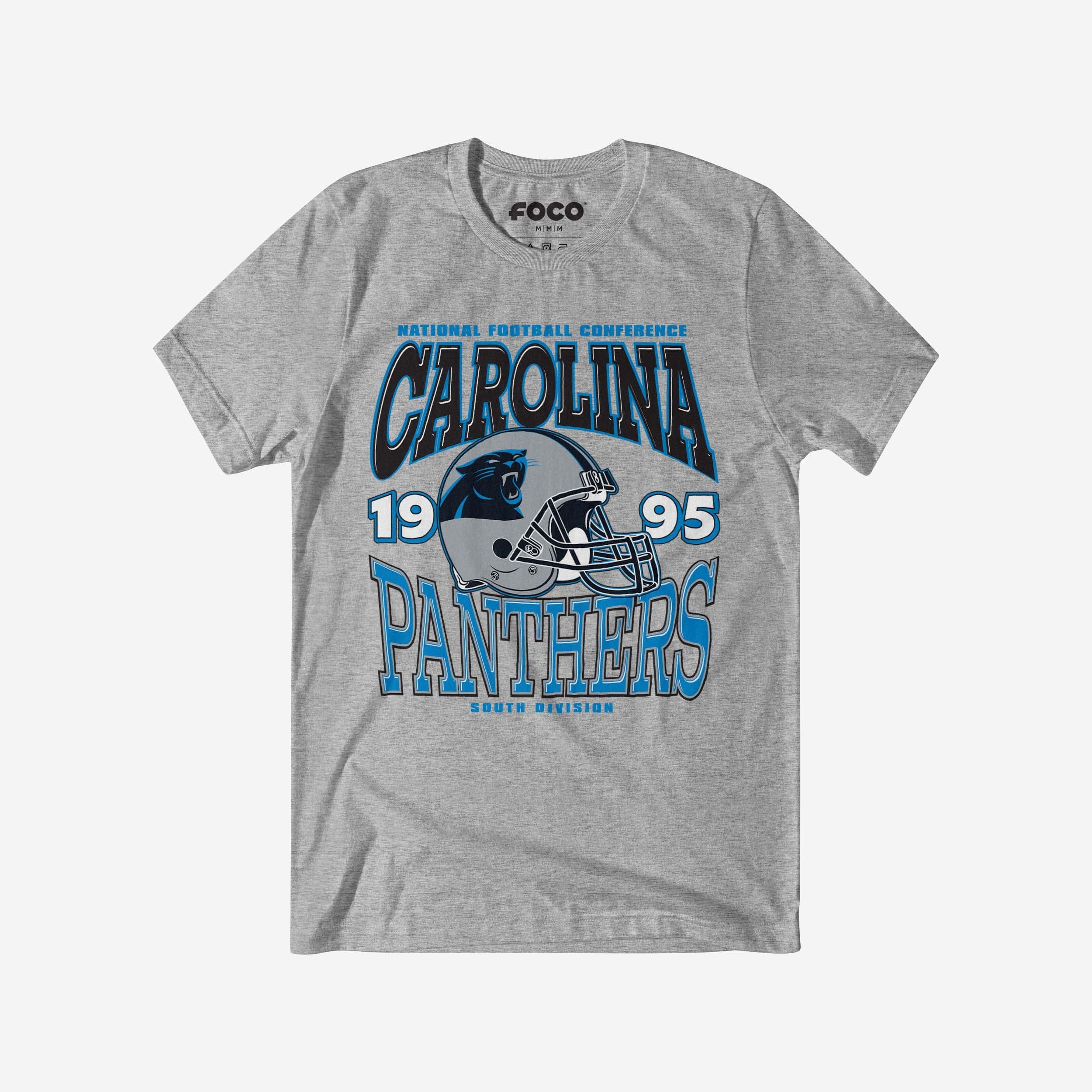 Carolina Panthers Classic Team Helmet T-Shirt