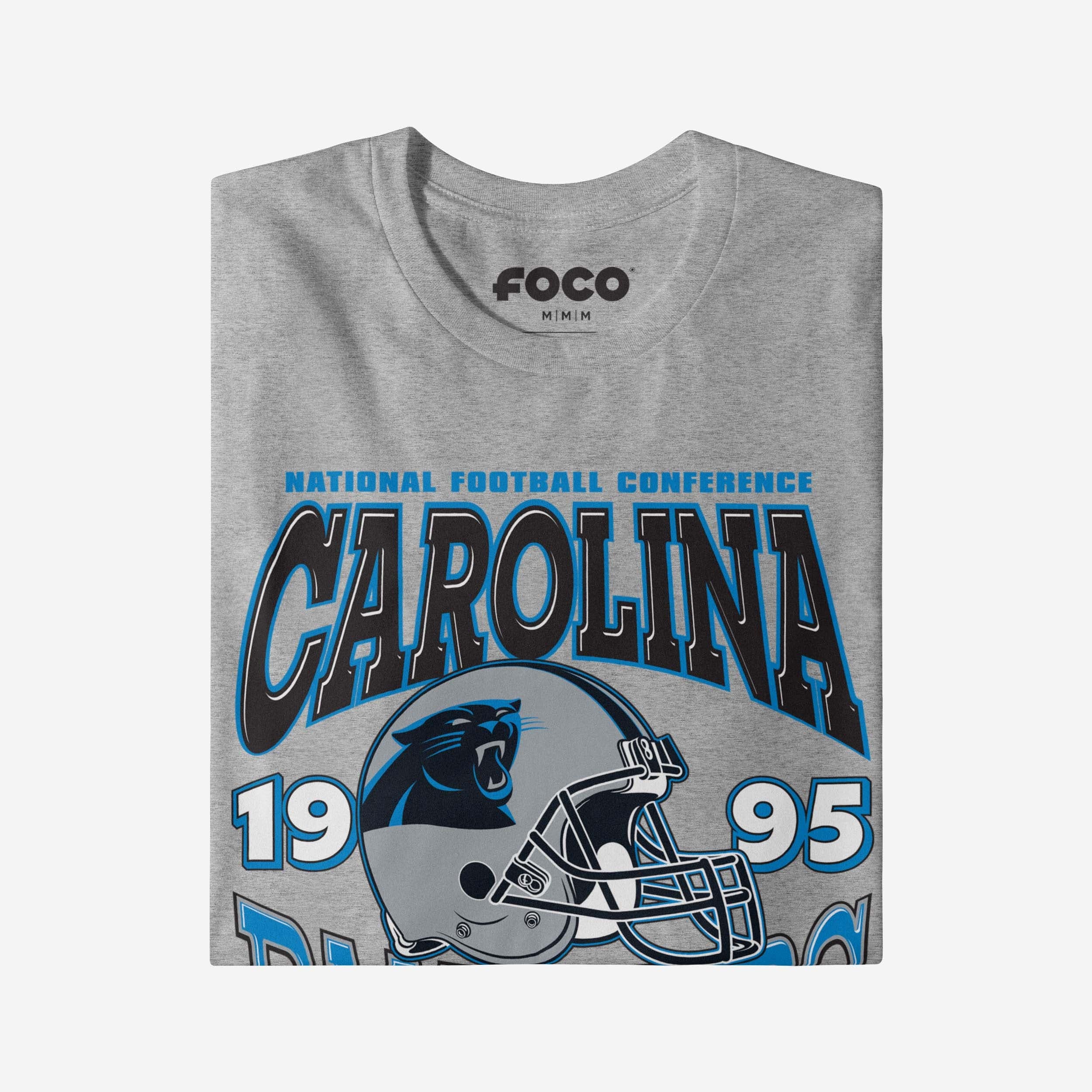 Carolina Panthers Classic Team Helmet T-Shirt - Image 4