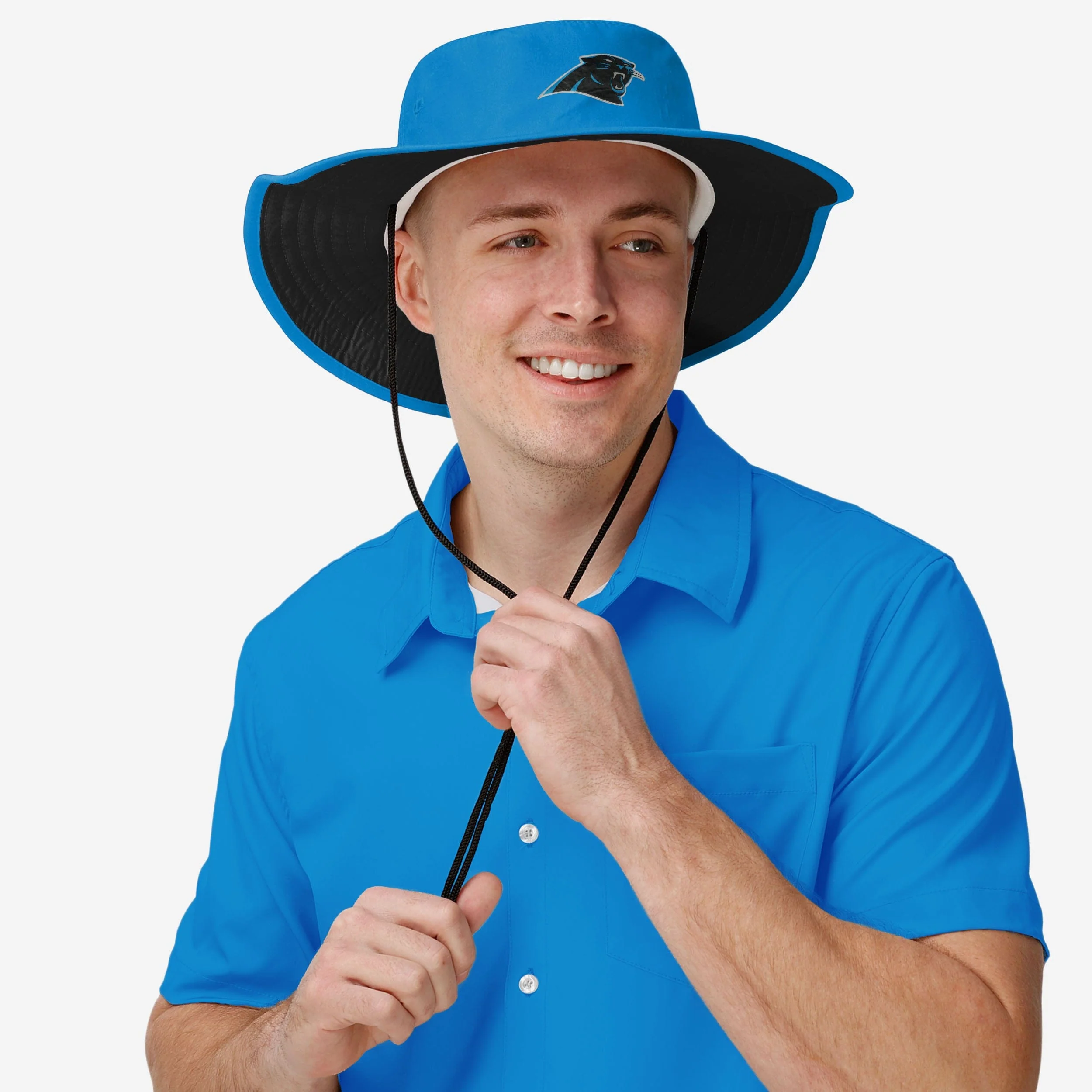 Carolina Panthers Colorblock Boonie Hat - Image 3
