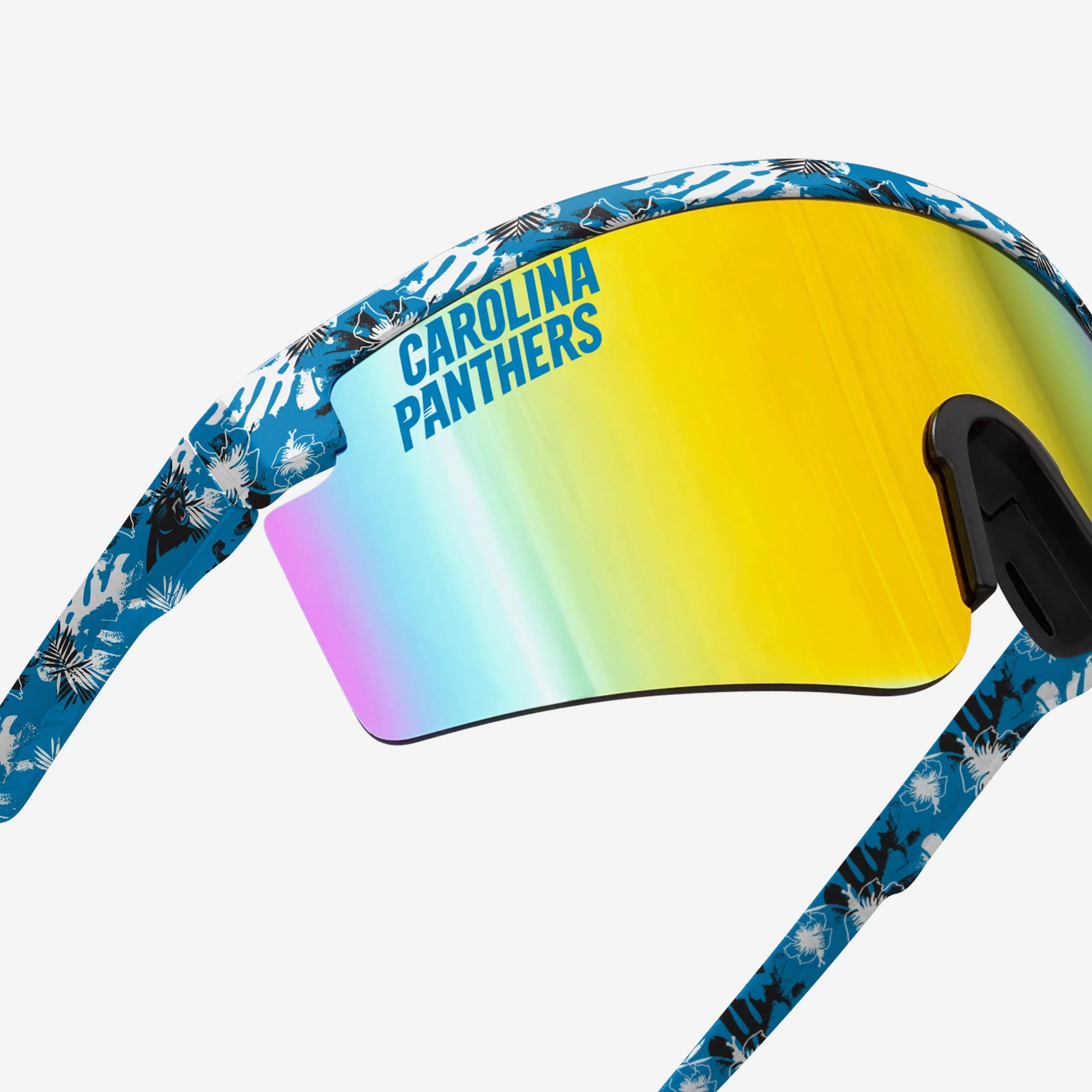 Carolina Panthers Floral Large Frame Sunglasses - Image 4