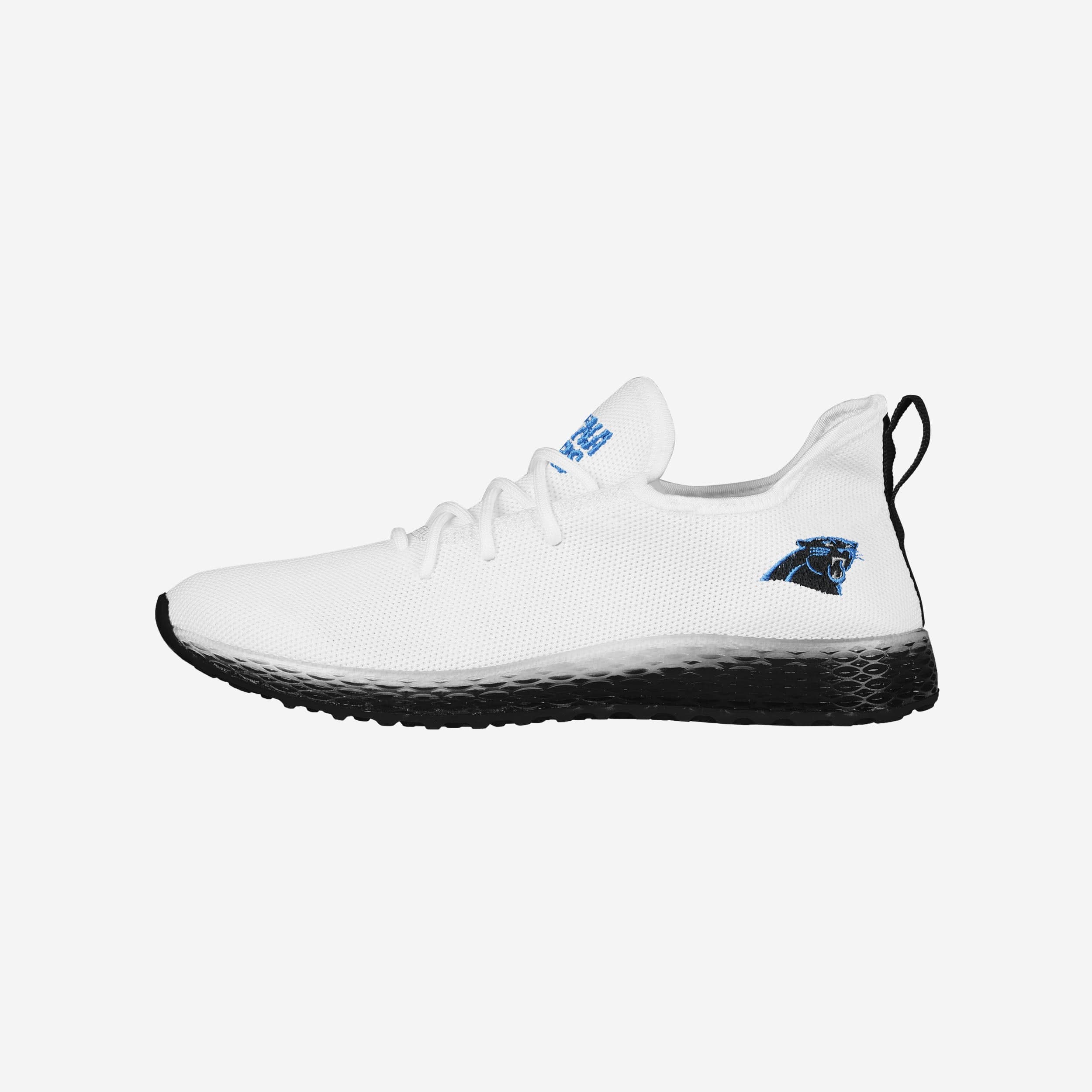 Carolina Panthers Gradient Midsole White Sneakers