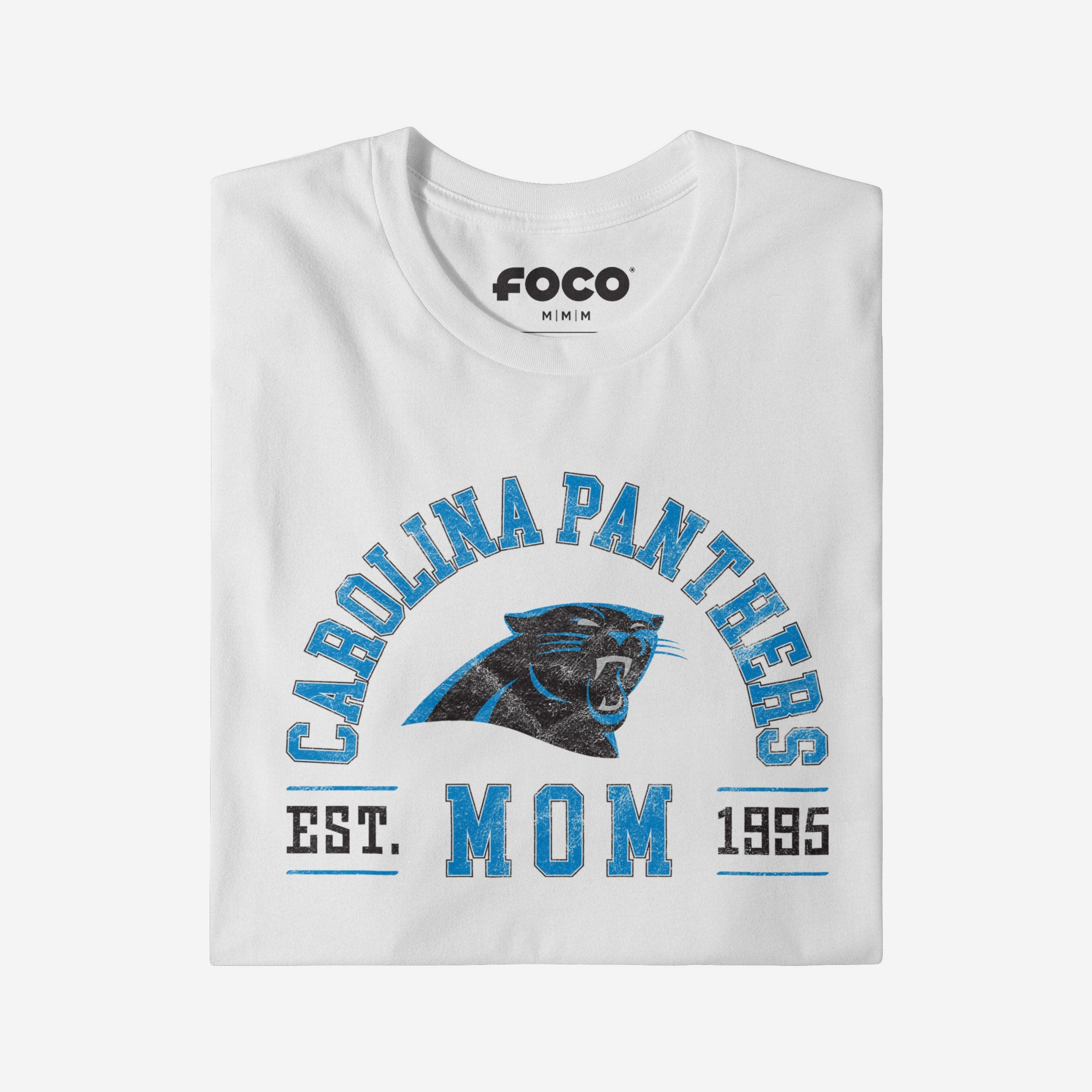 Carolina Panthers Mom Arched T-Shirt - Image 3