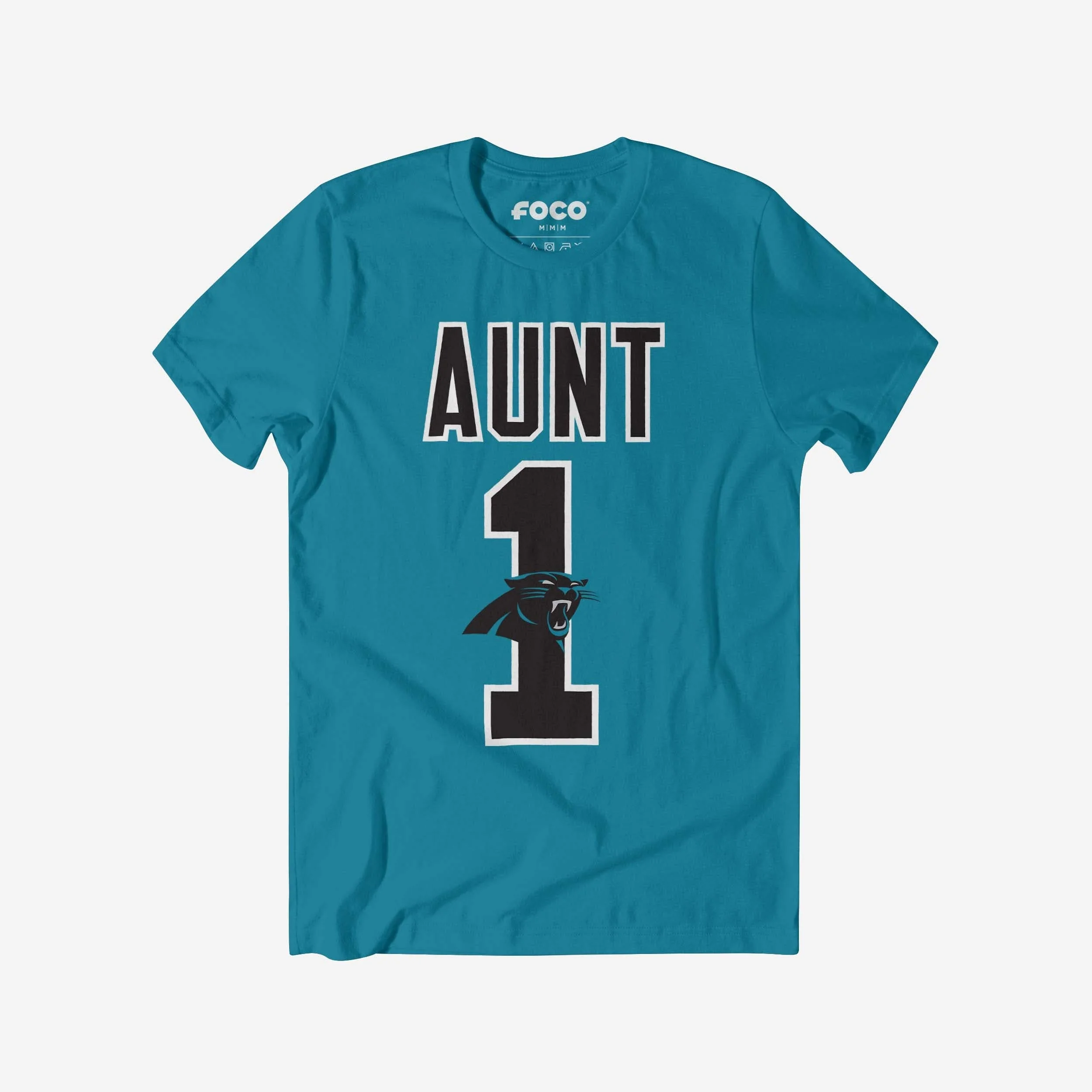 Carolina Panthers Number 1 Aunt T-Shirt
