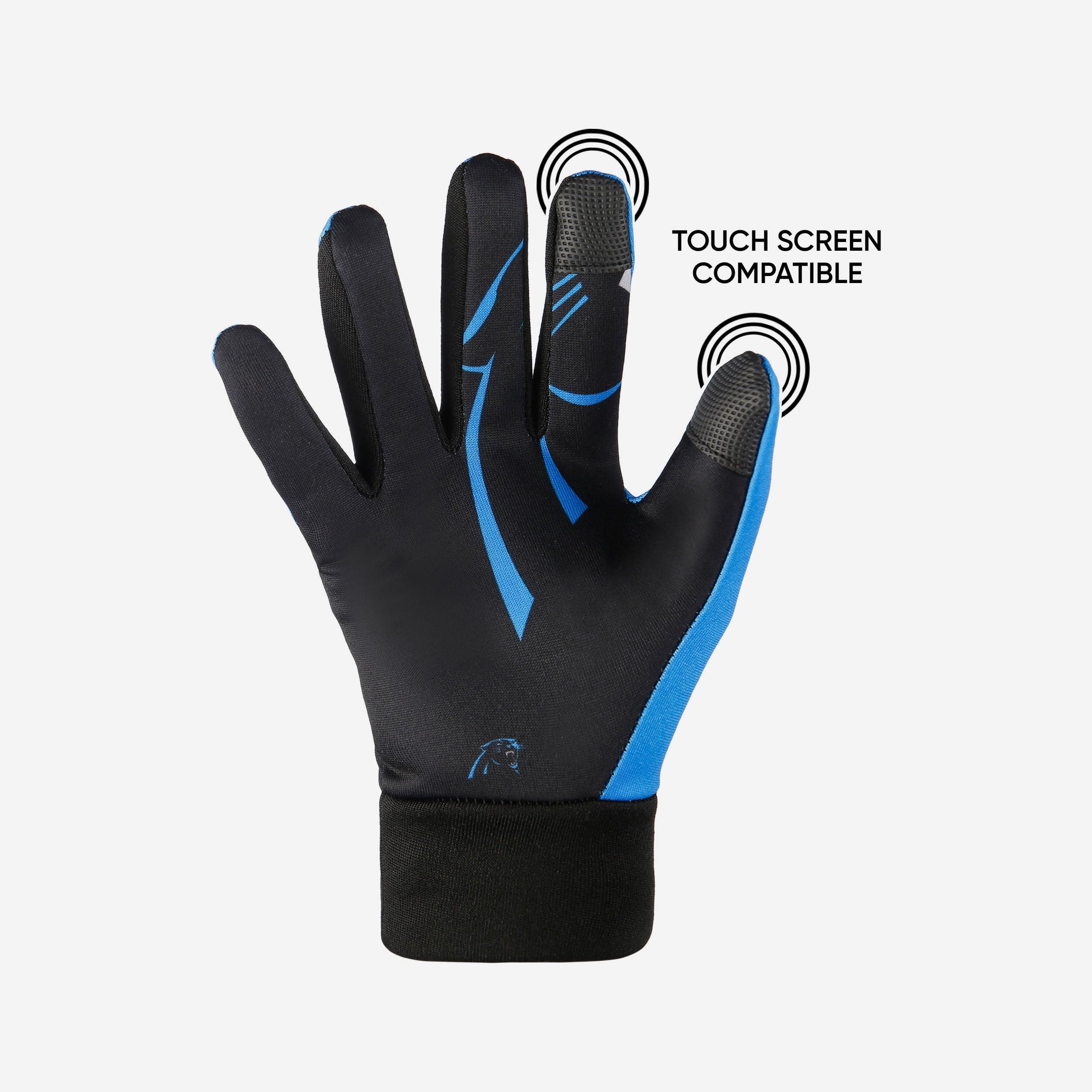 Carolina Panthers Palm Logo Texting Gloves - Image 3