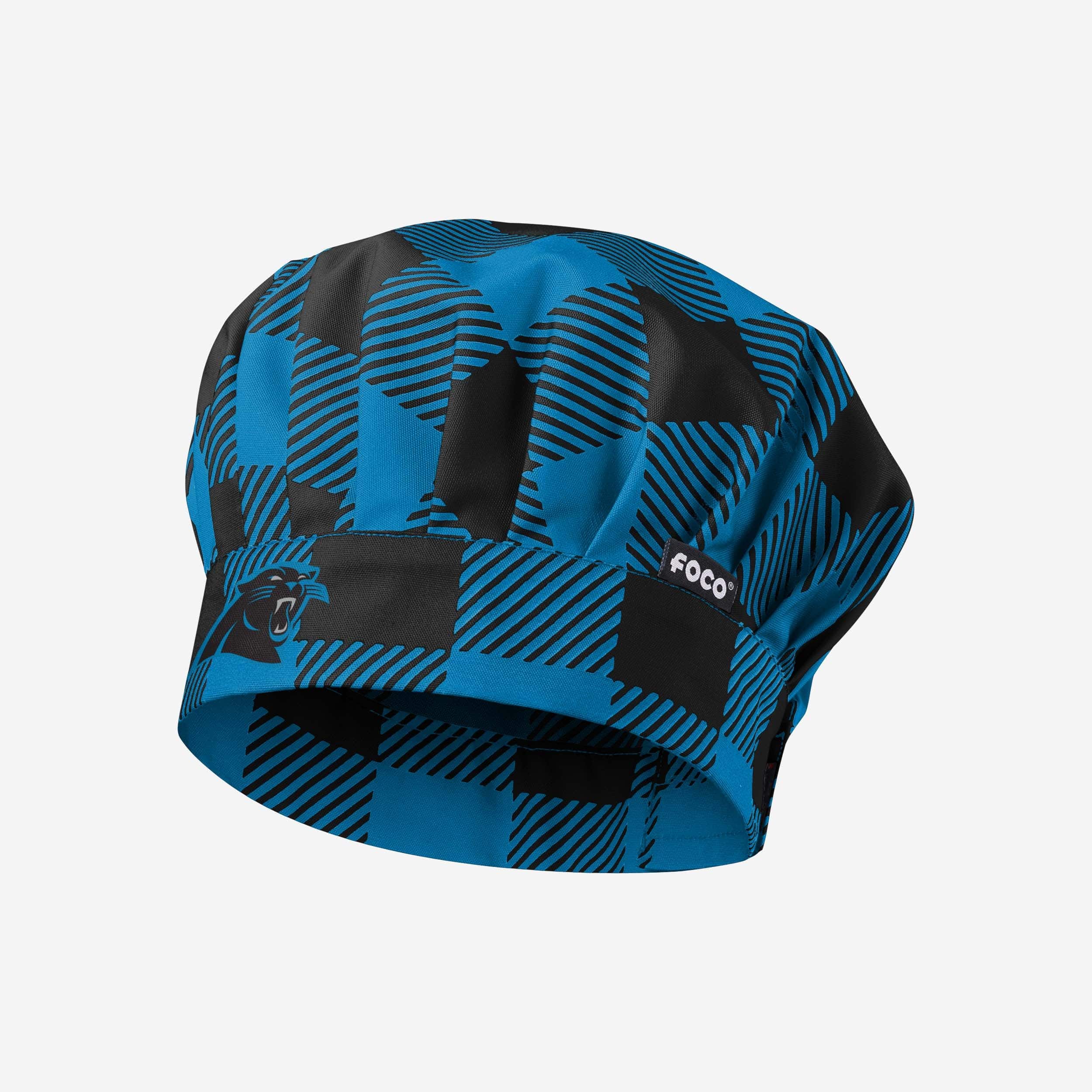 Carolina Panthers Plaid Chef Hat