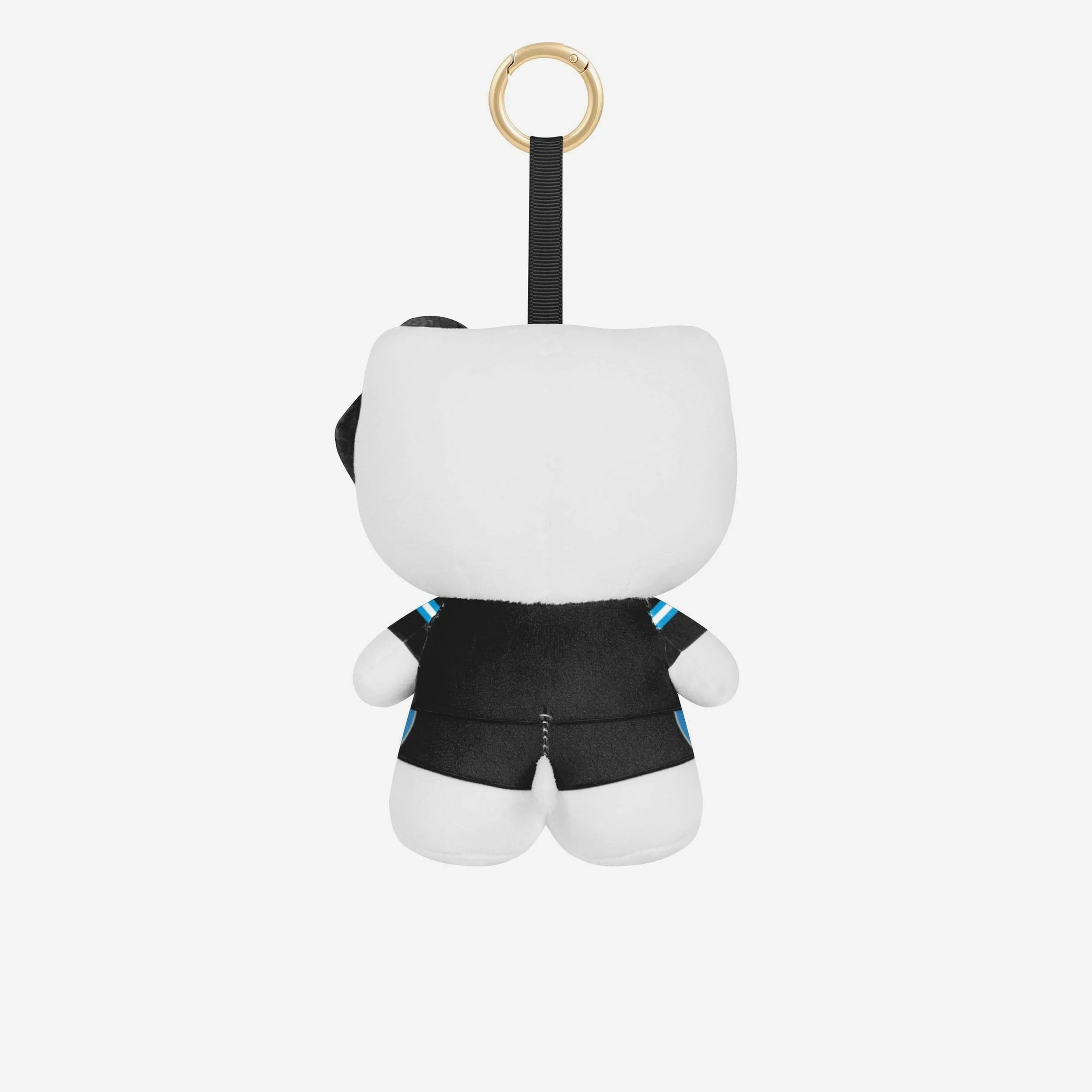 Carolina Panthers Plush Hello Kitty® Bag Charm Keychain - Image 2