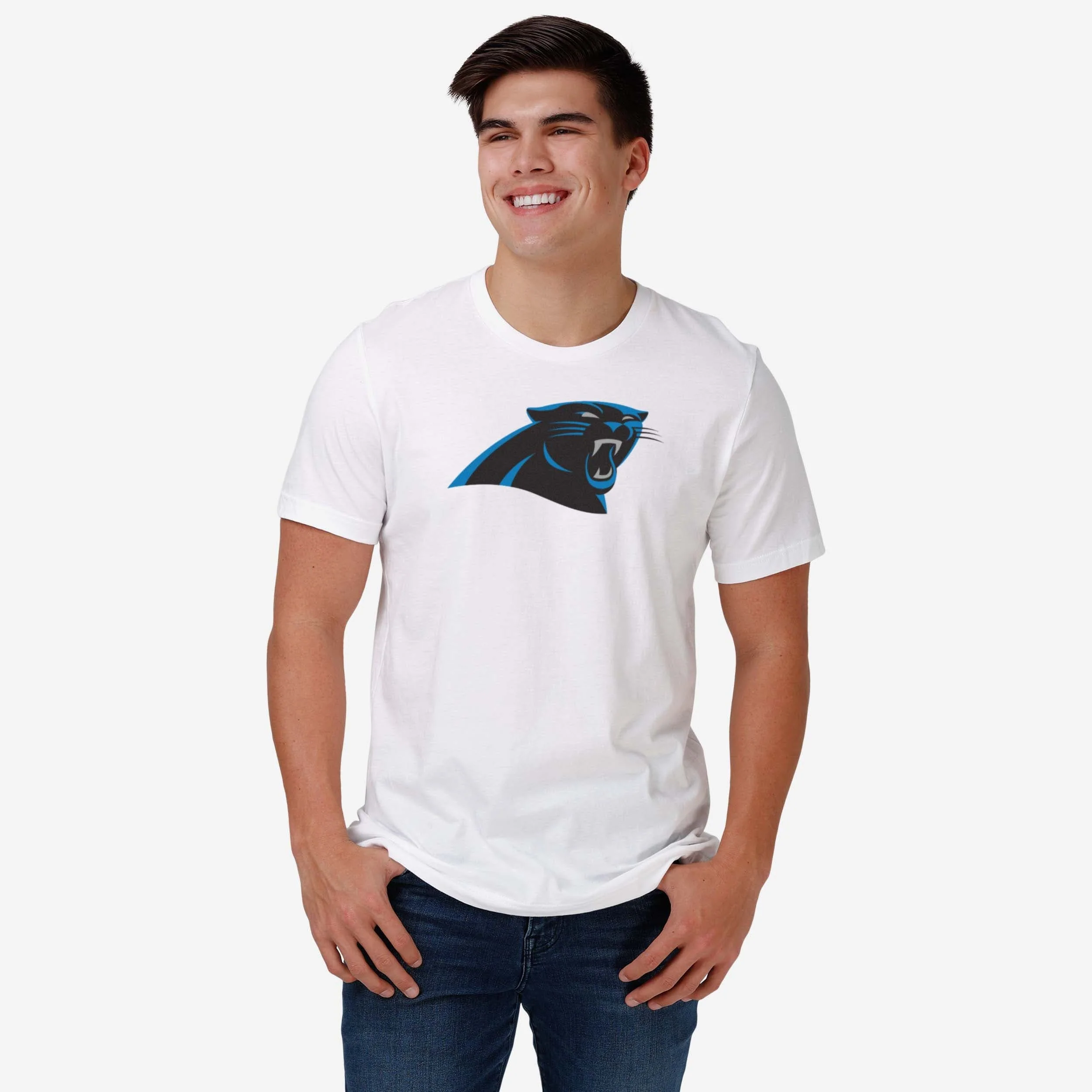 Carolina Panthers Primary Logo T-Shirt - Image 14