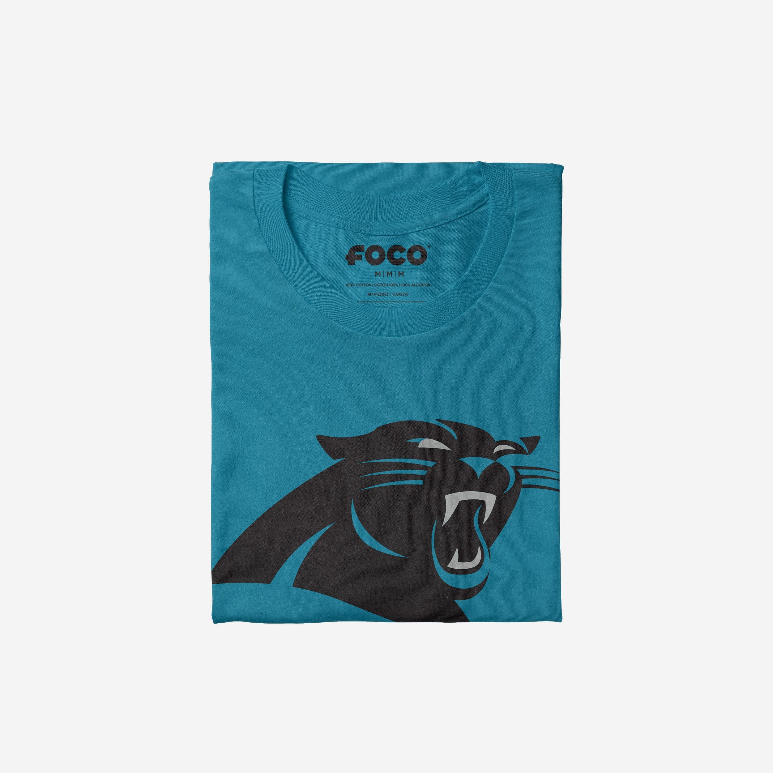 Carolina Panthers Primary Logo T-Shirt - Image 4