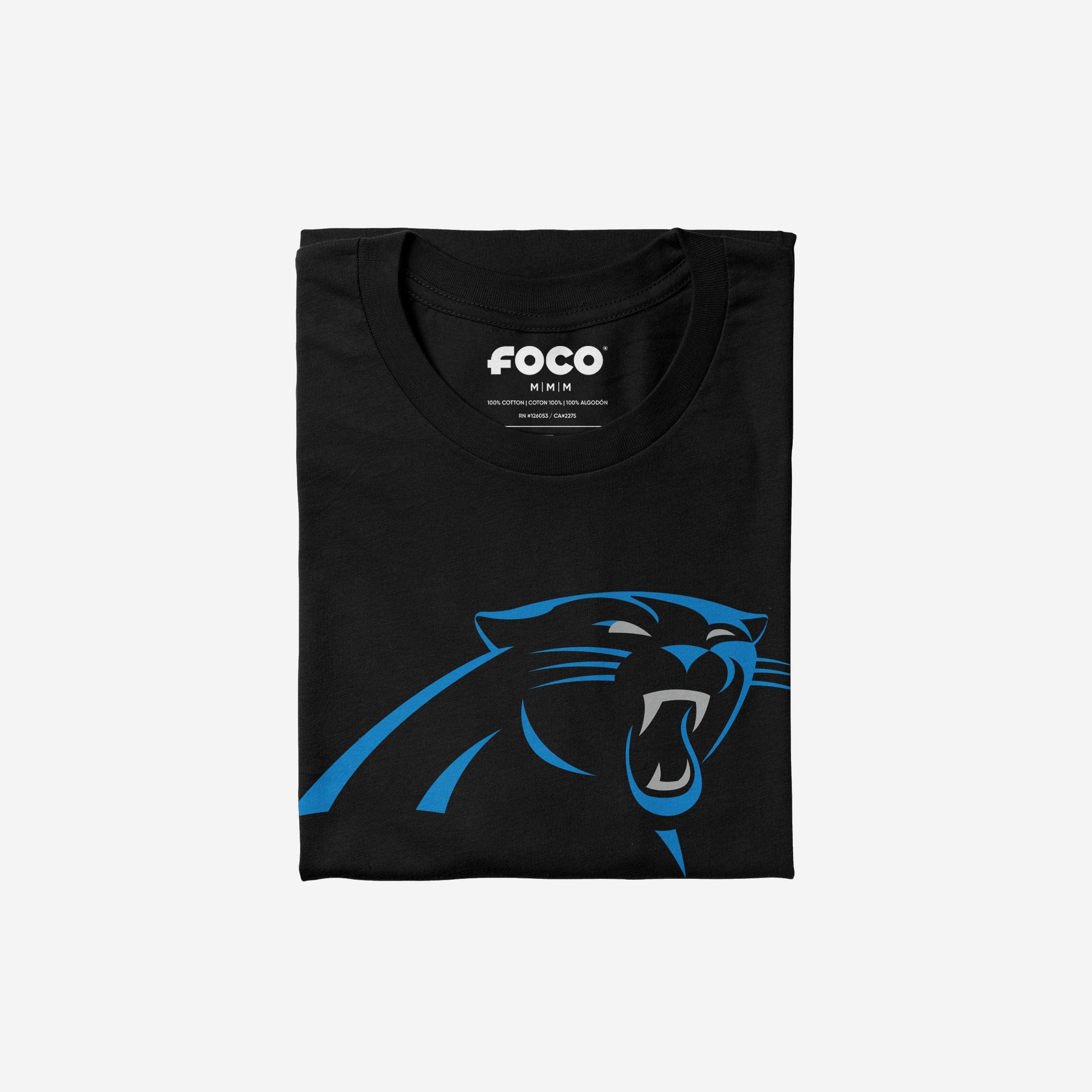 Carolina Panthers Primary Logo T-Shirt - Image 8