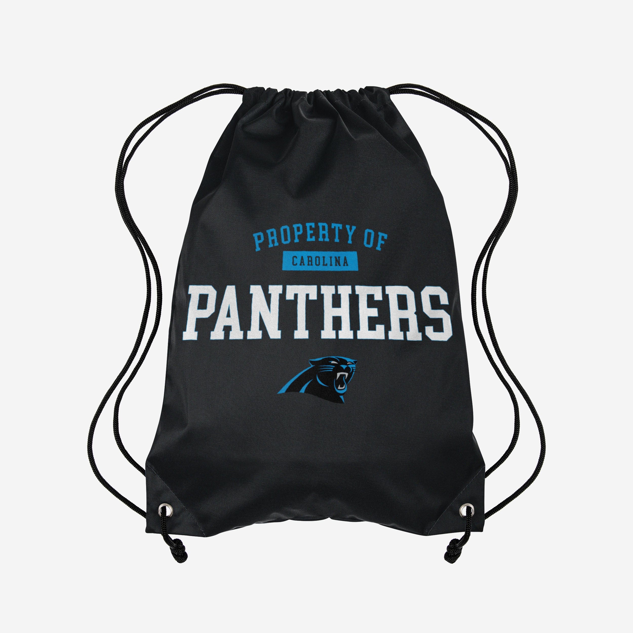 Carolina Panthers Property Of Drawstring Backpack