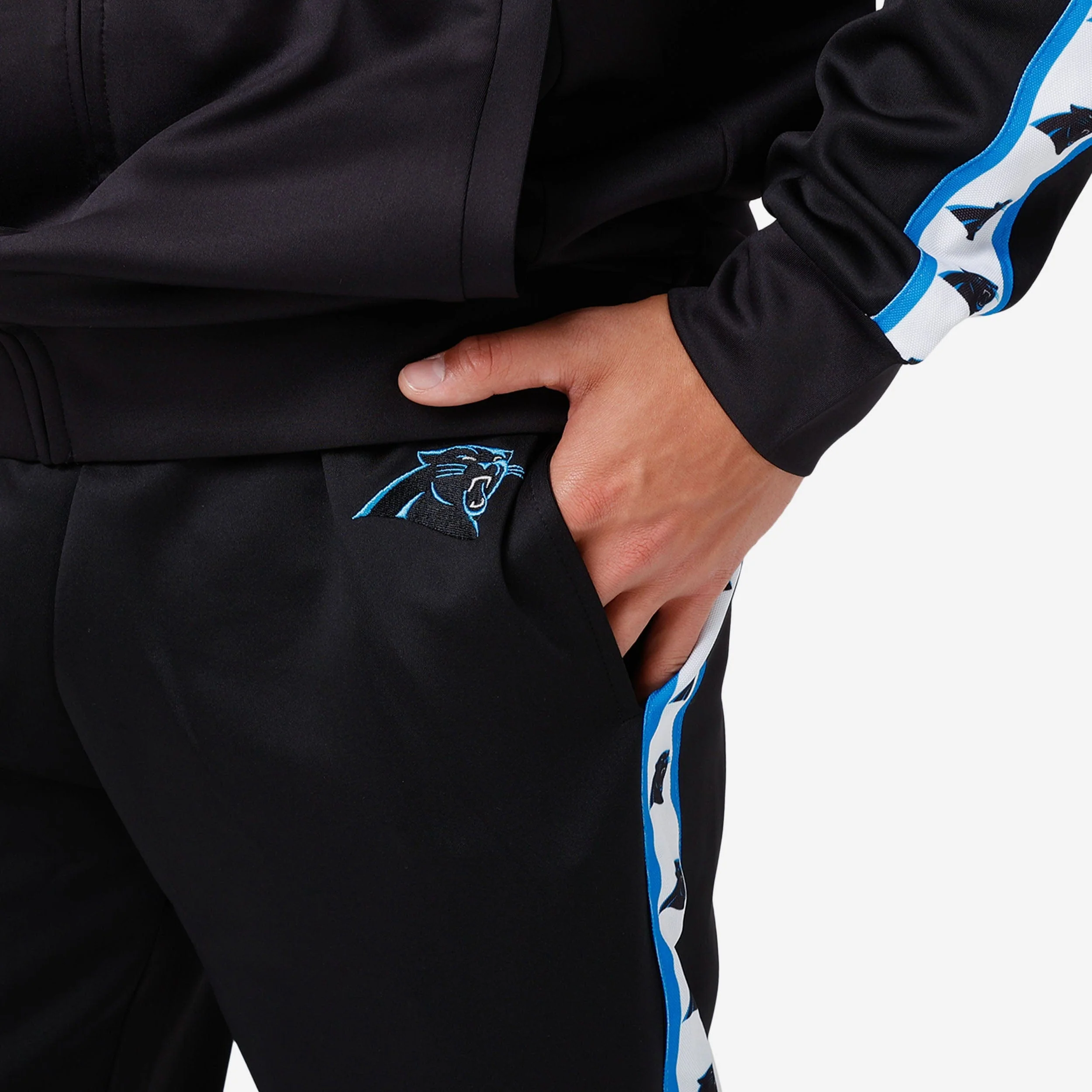 Carolina Panthers Stripe Logo Track Pants - Image 3
