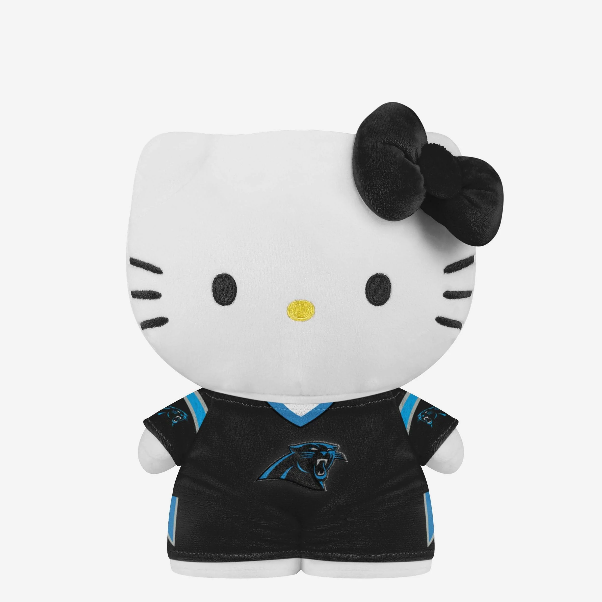 Carolina Panthers Team Color Bow Hello Kitty® Jersey Plush
