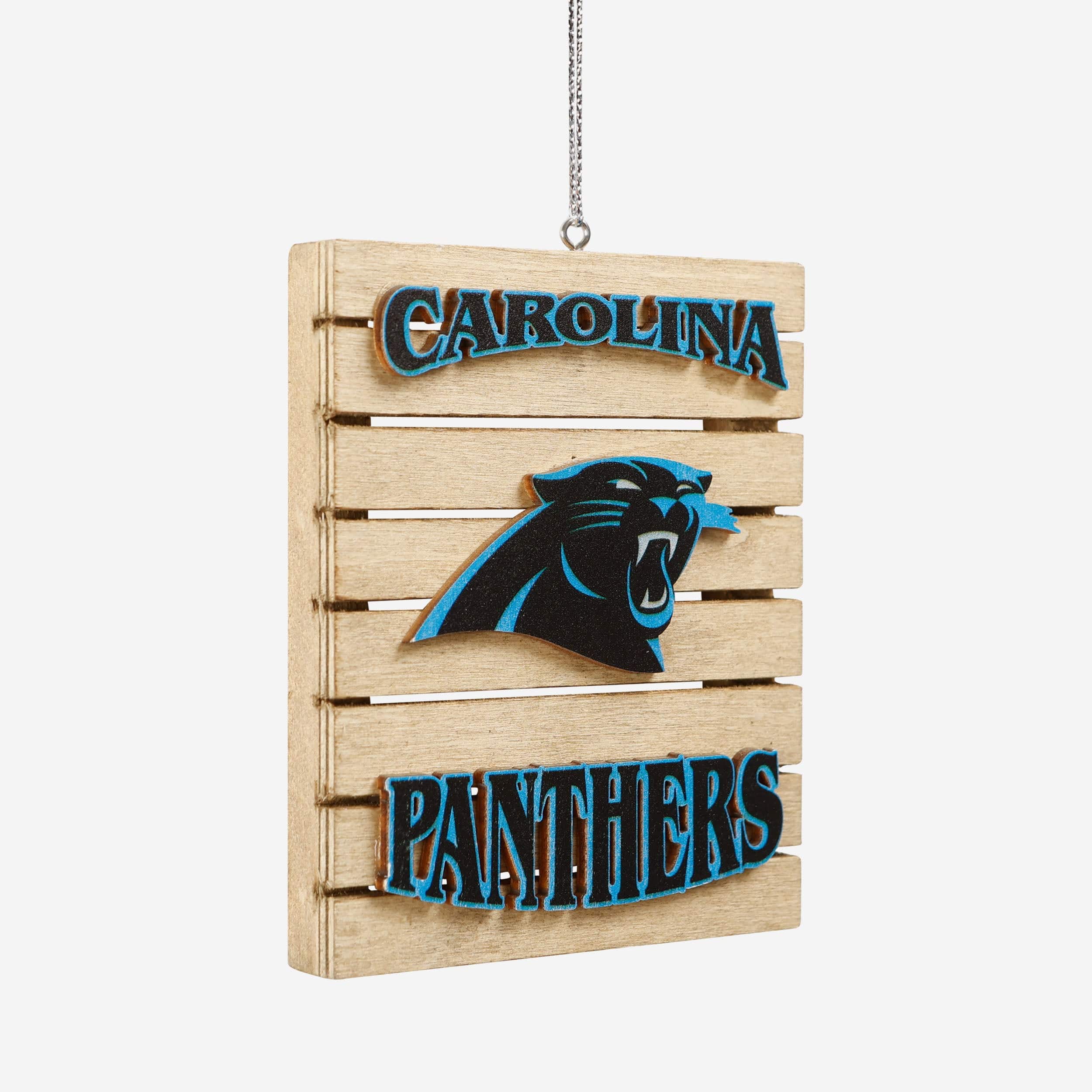 Carolina Panthers Wood Pallet Sign Ornament - Image 2