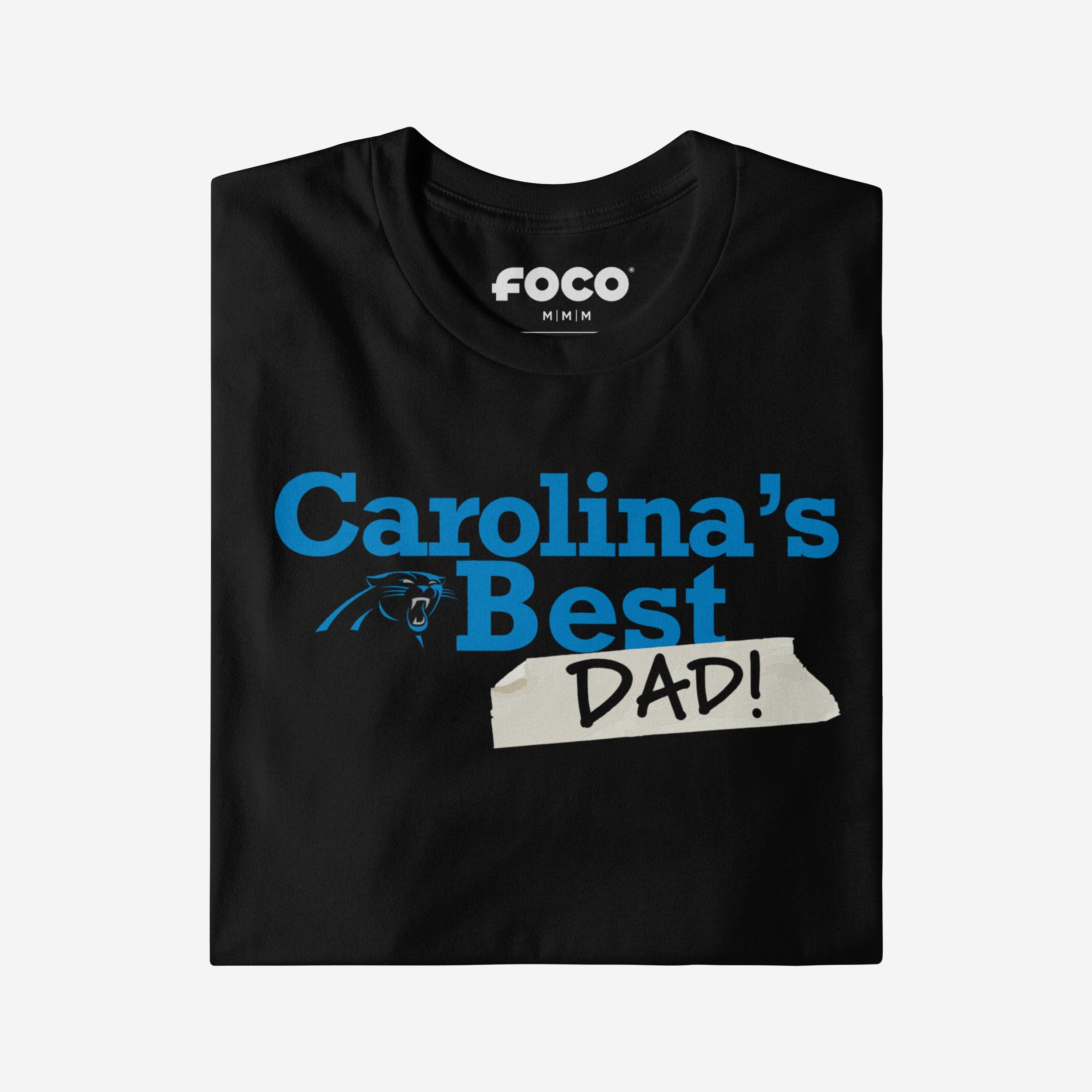 Carolina Panthers World's Best Dad T-Shirt - Image 3