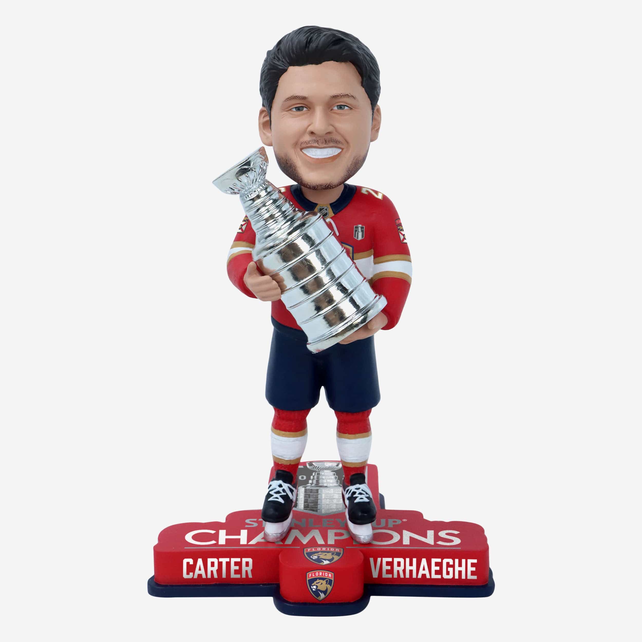 Carter Verhaeghe Florida Panthers 2024 Stanley Cup Champions Bobblehead